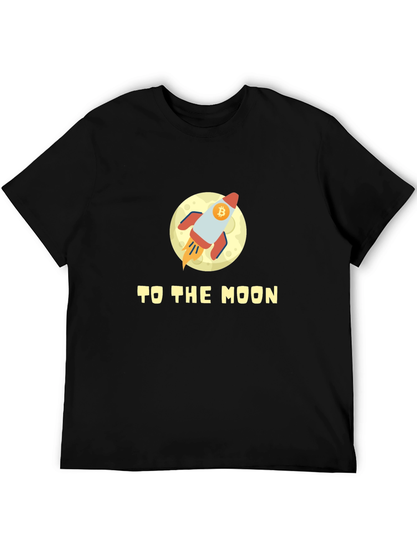 Bitcoin Rocketship T-Shirt - To The Moon!
