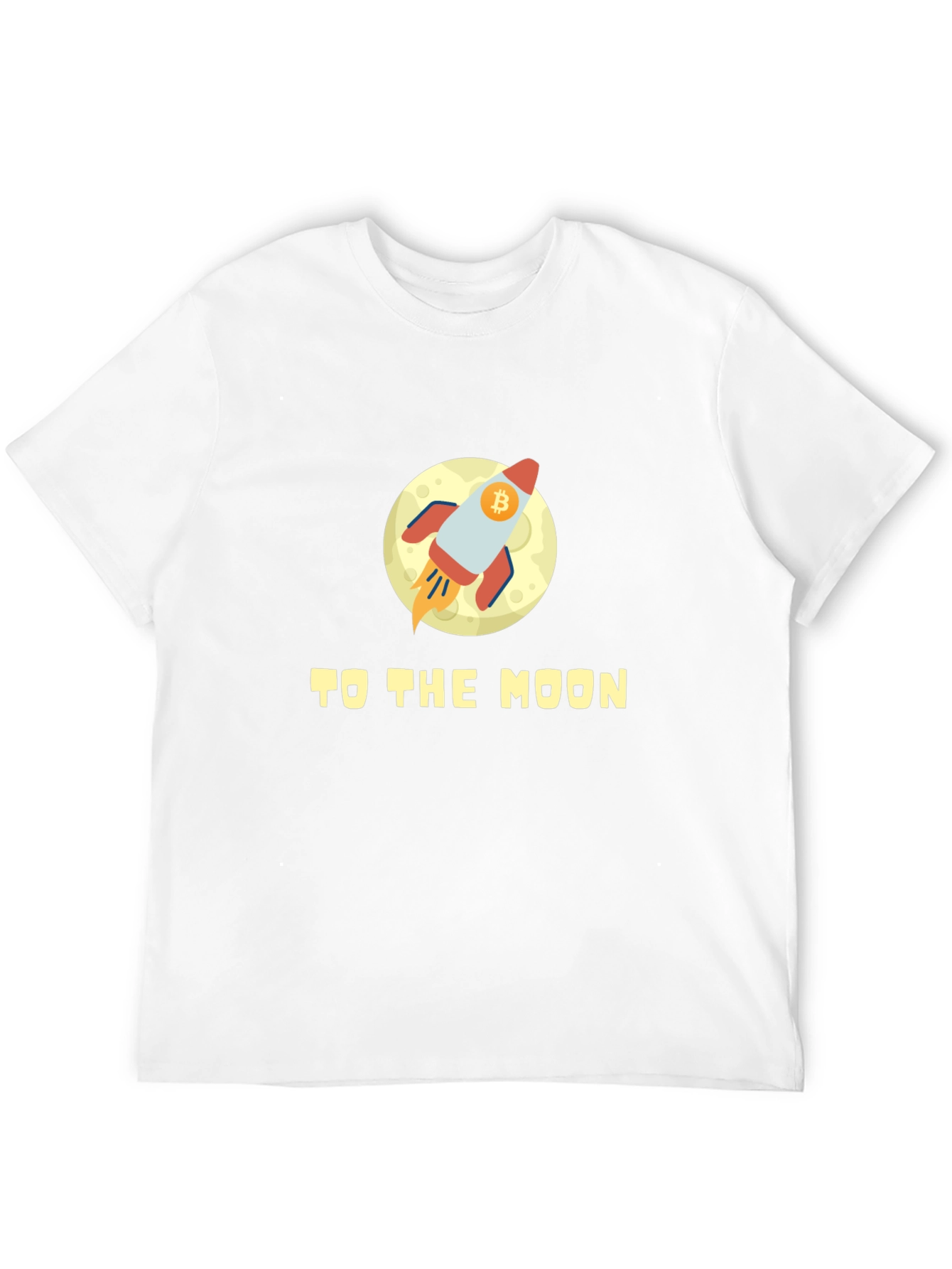 Bitcoin Rocketship T-Shirt - To The Moon!