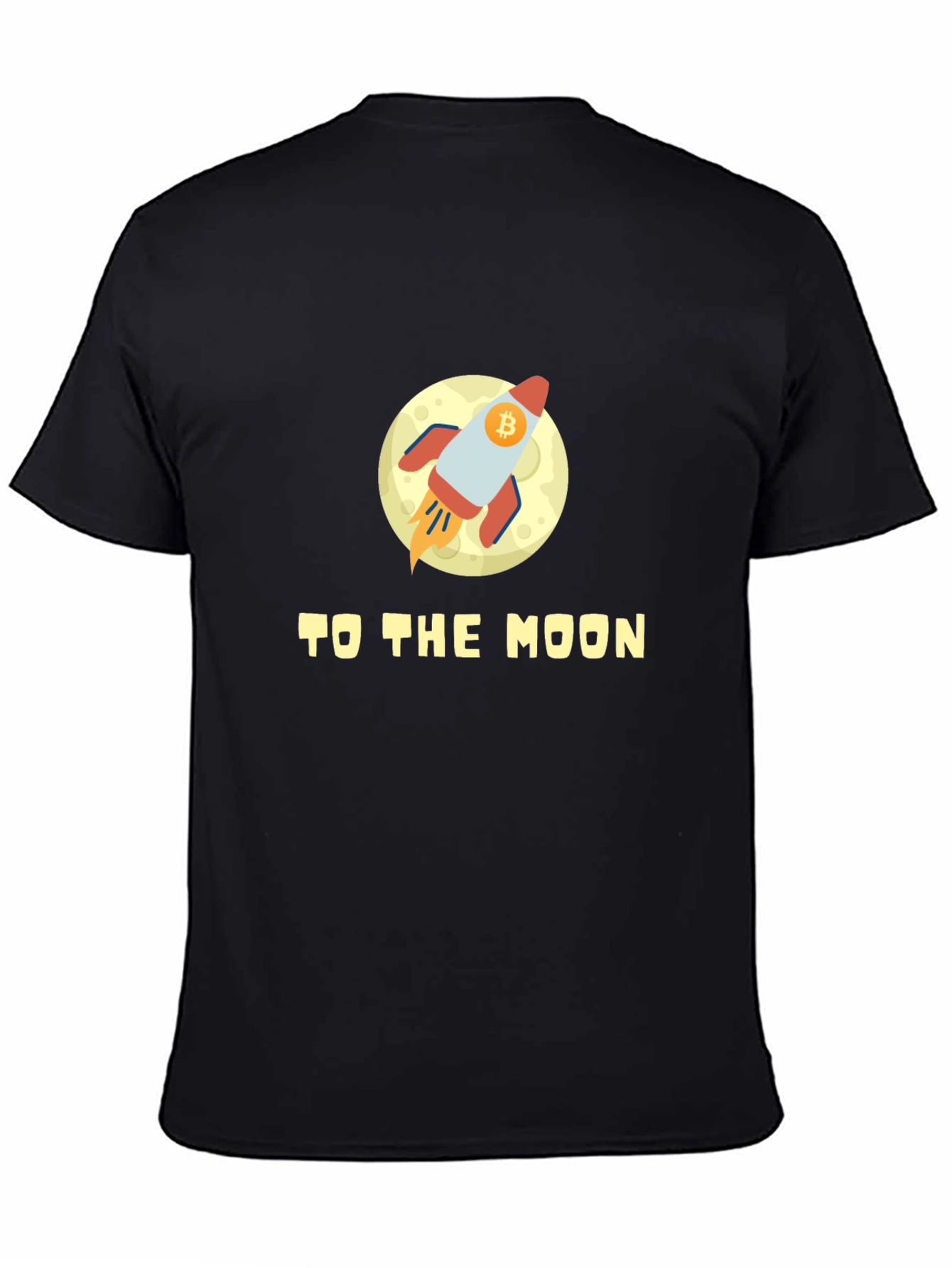 Bitcoin Rocketship T-Shirt - To The Moon!