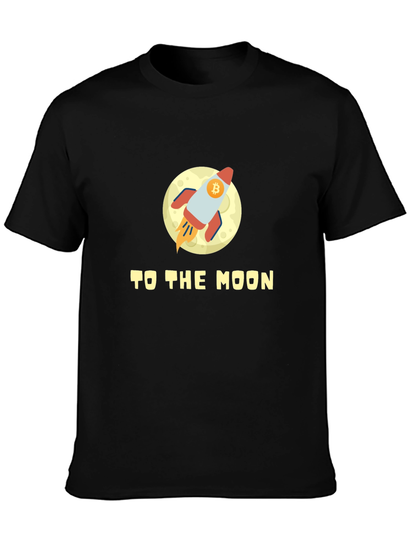 Bitcoin Rocketship T-Shirt - To The Moon!