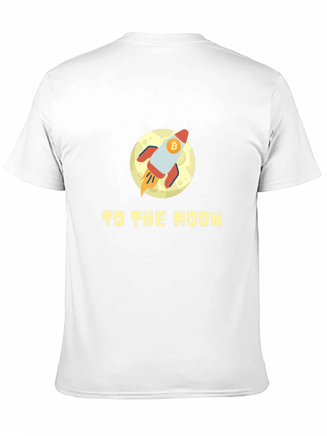 Bitcoin Rocketship T-Shirt - To The Moon!