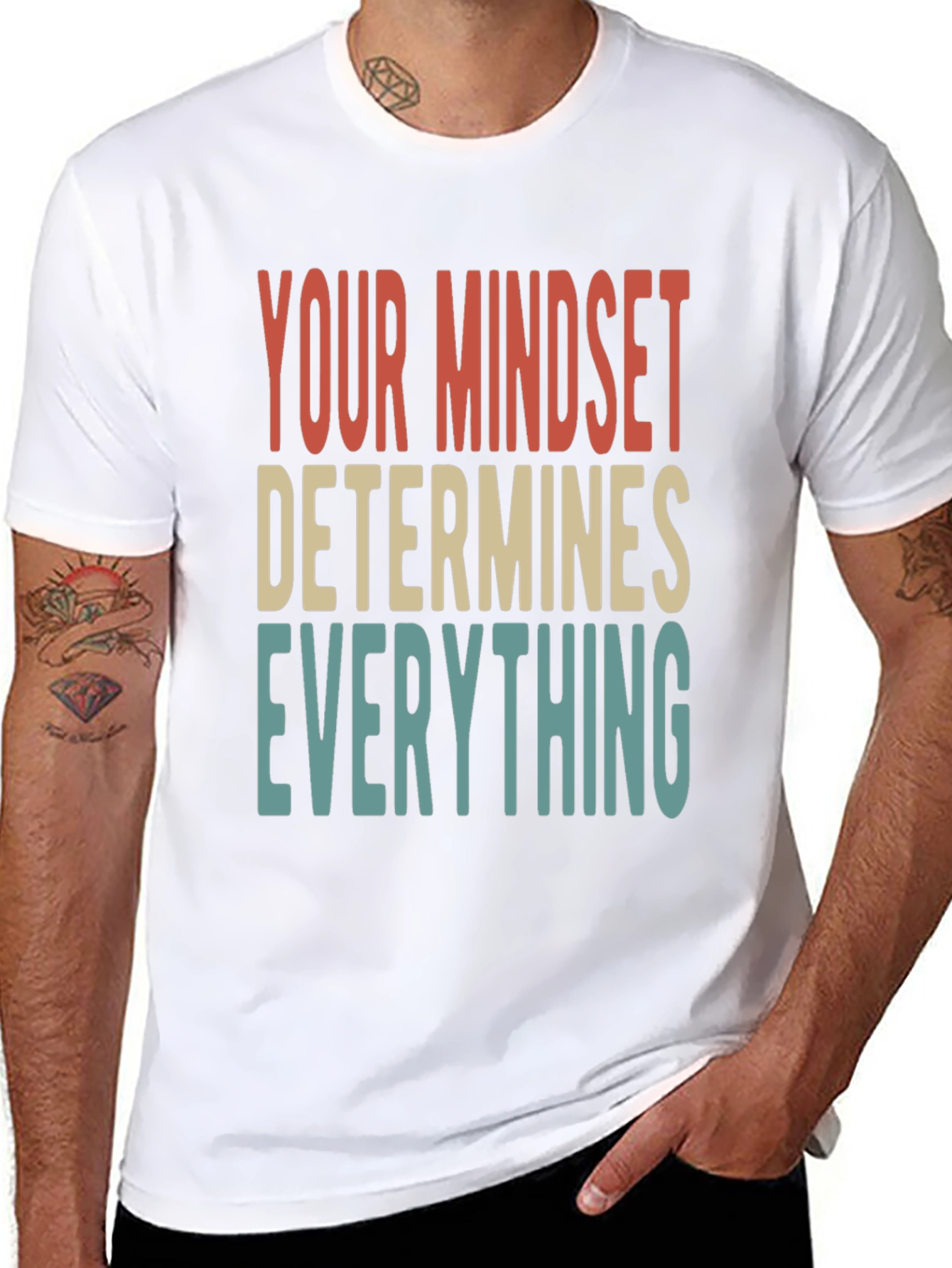 Mindset Determines Everything Graphic Tee