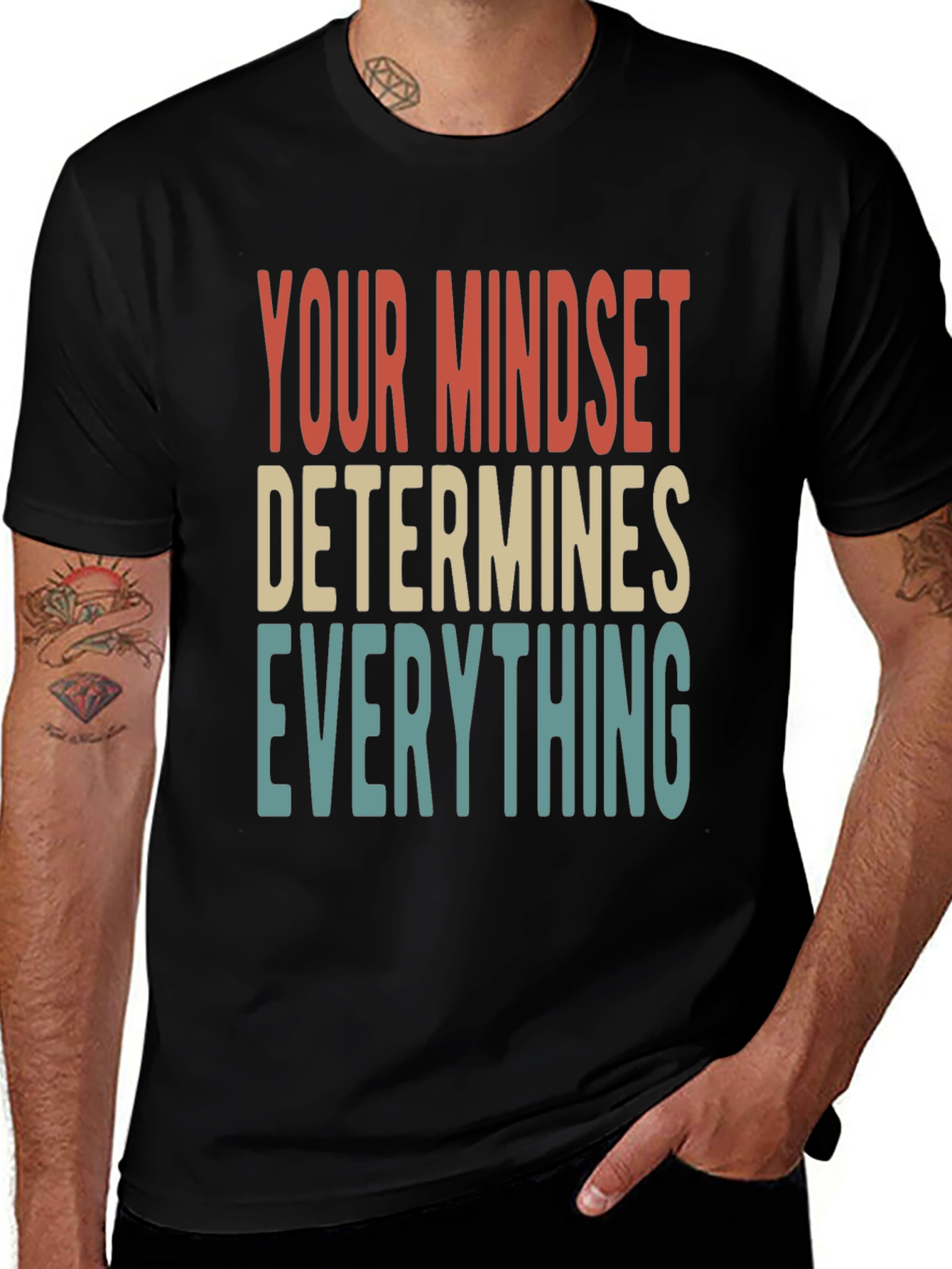 Mindset Determines Everything Graphic Tee