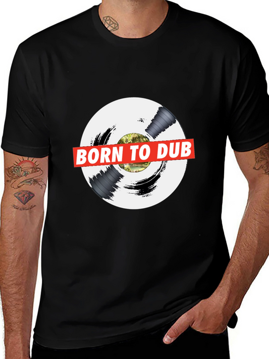 Born to Dub Record Graphic T-Shirt