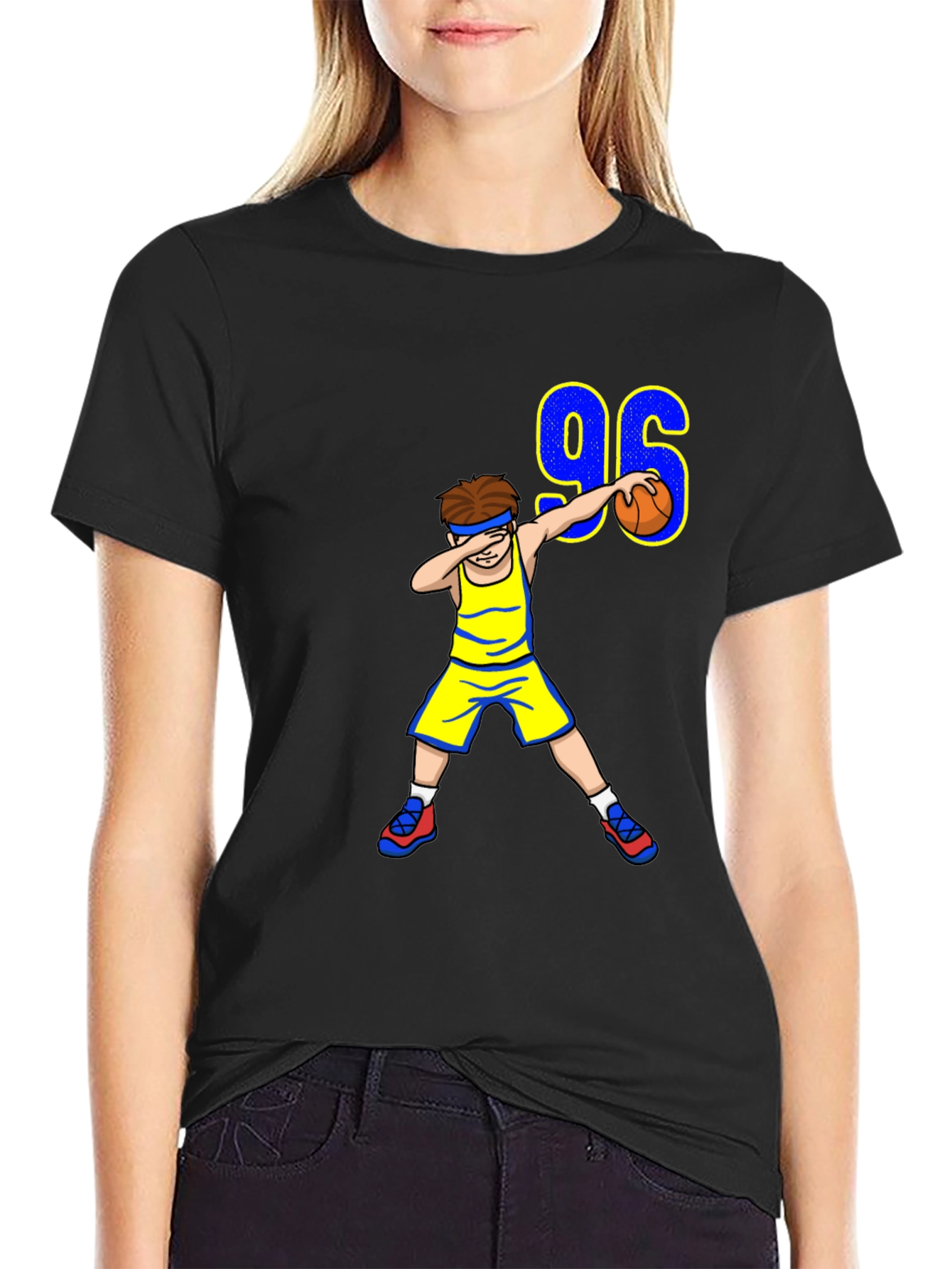 Dabbing Basketball Player 96 T-Shirt