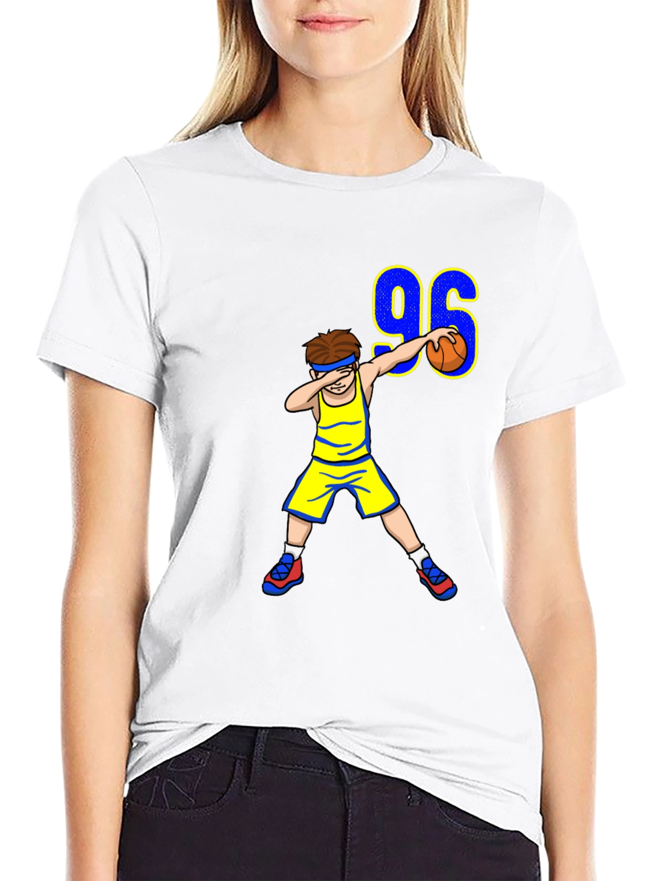 Dabbing Basketball Player 96 T-Shirt