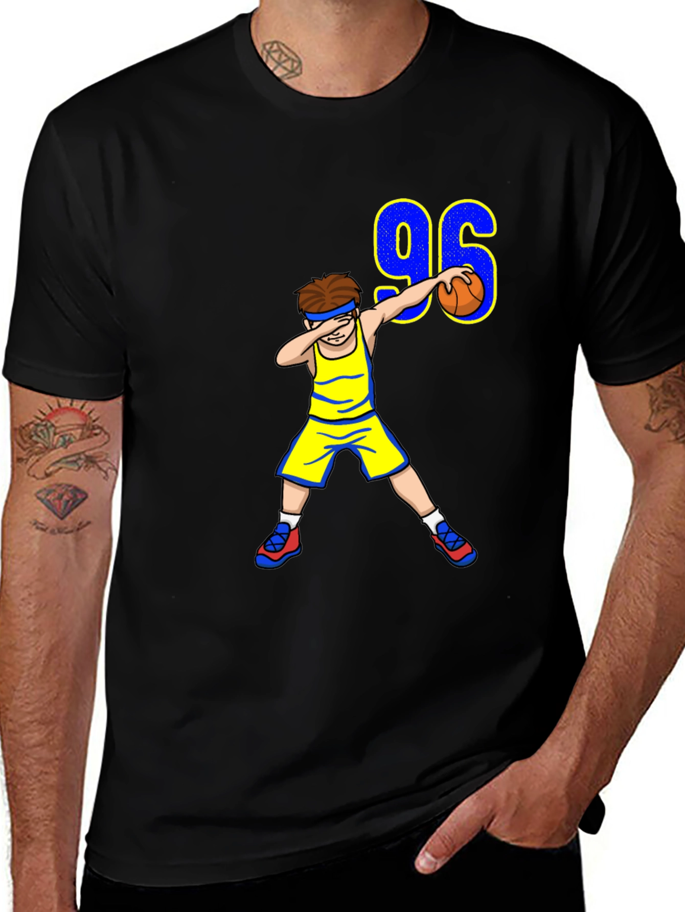 Dabbing Basketball Player 96 T-Shirt