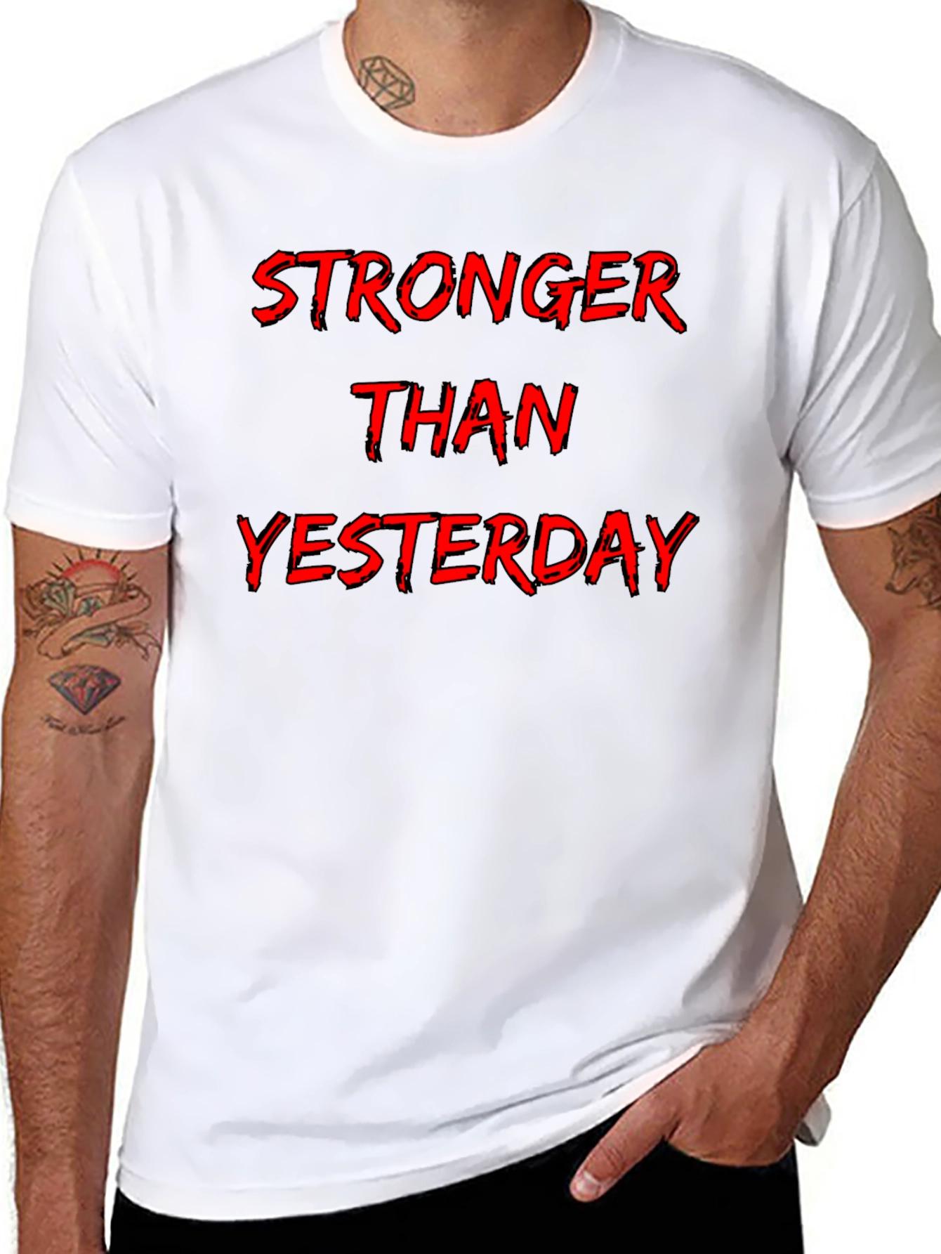 Stronger Than Yesterday Graphic Tee
