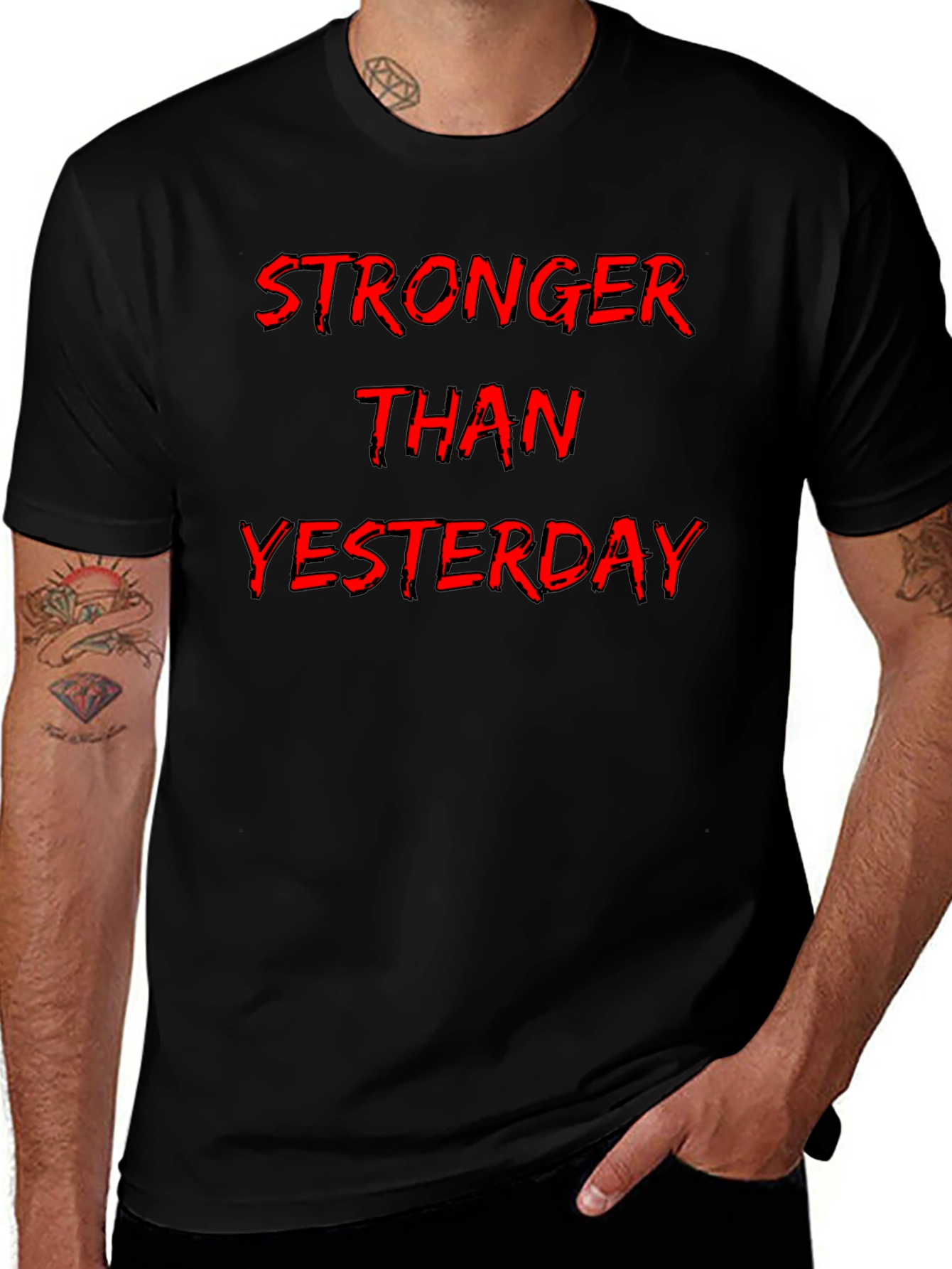 Stronger Than Yesterday Graphic Tee