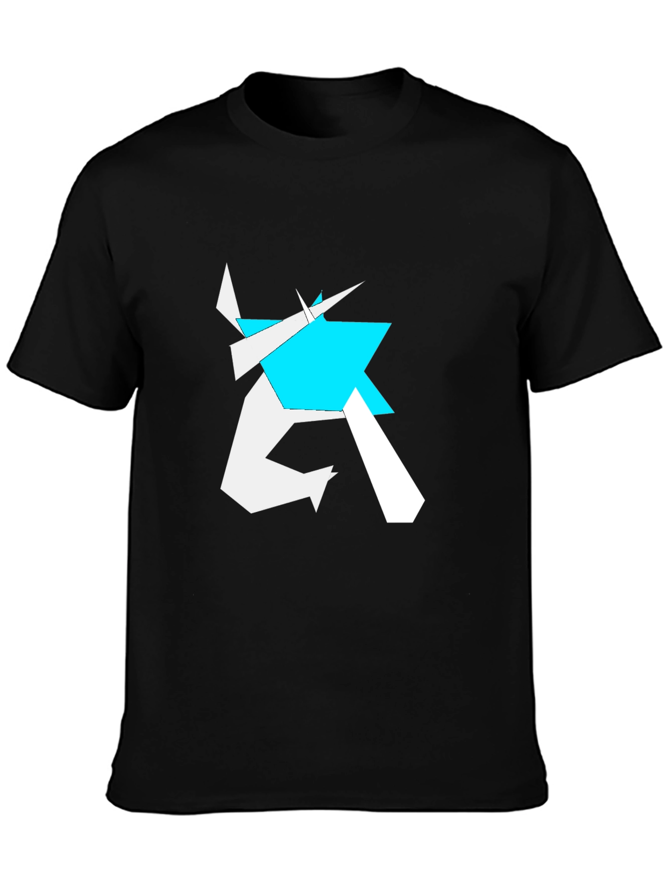 Abstract Geometric Graphic Print T-Shirt