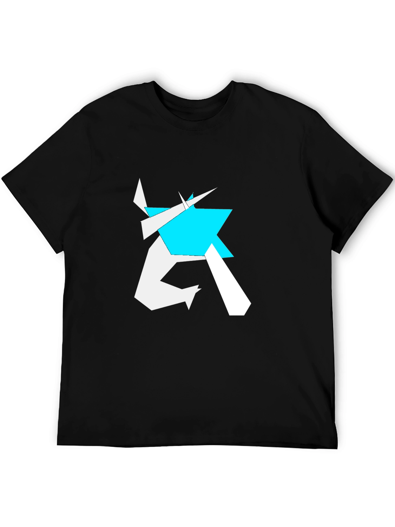 Abstract Geometric Graphic Print T-Shirt