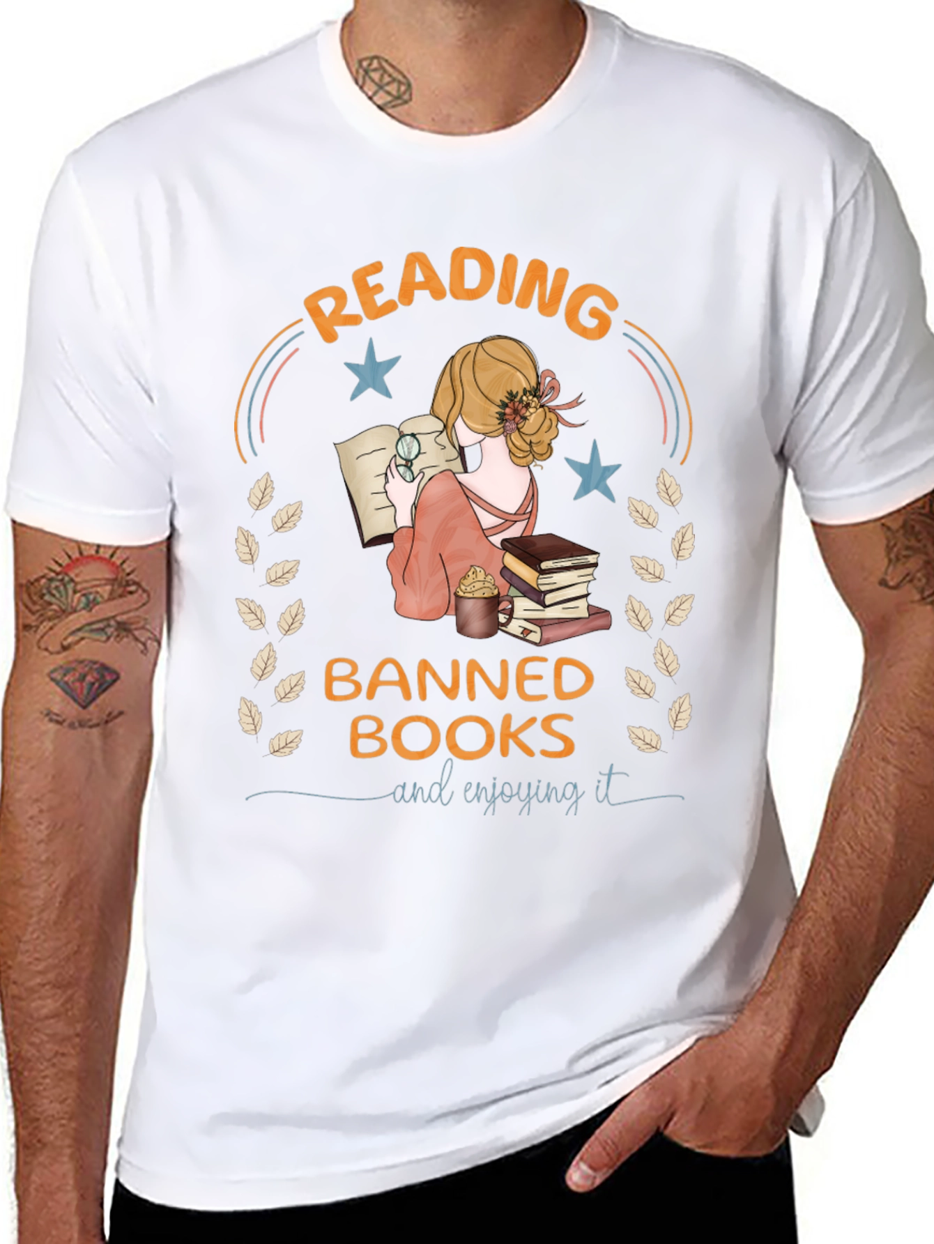 Reading Banned Books T-Shirt