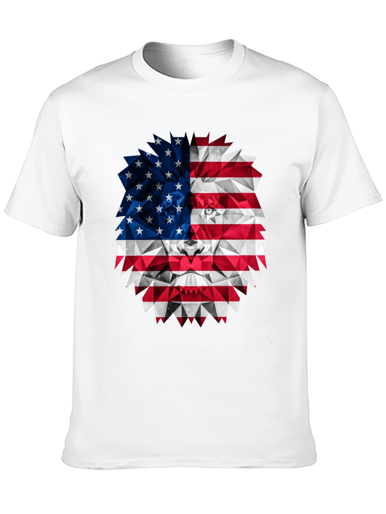 American Flag Lion Graphic Tee