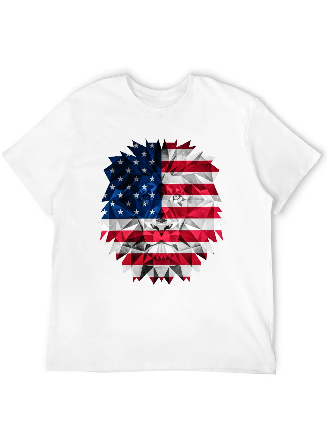 American Flag Lion Graphic Tee