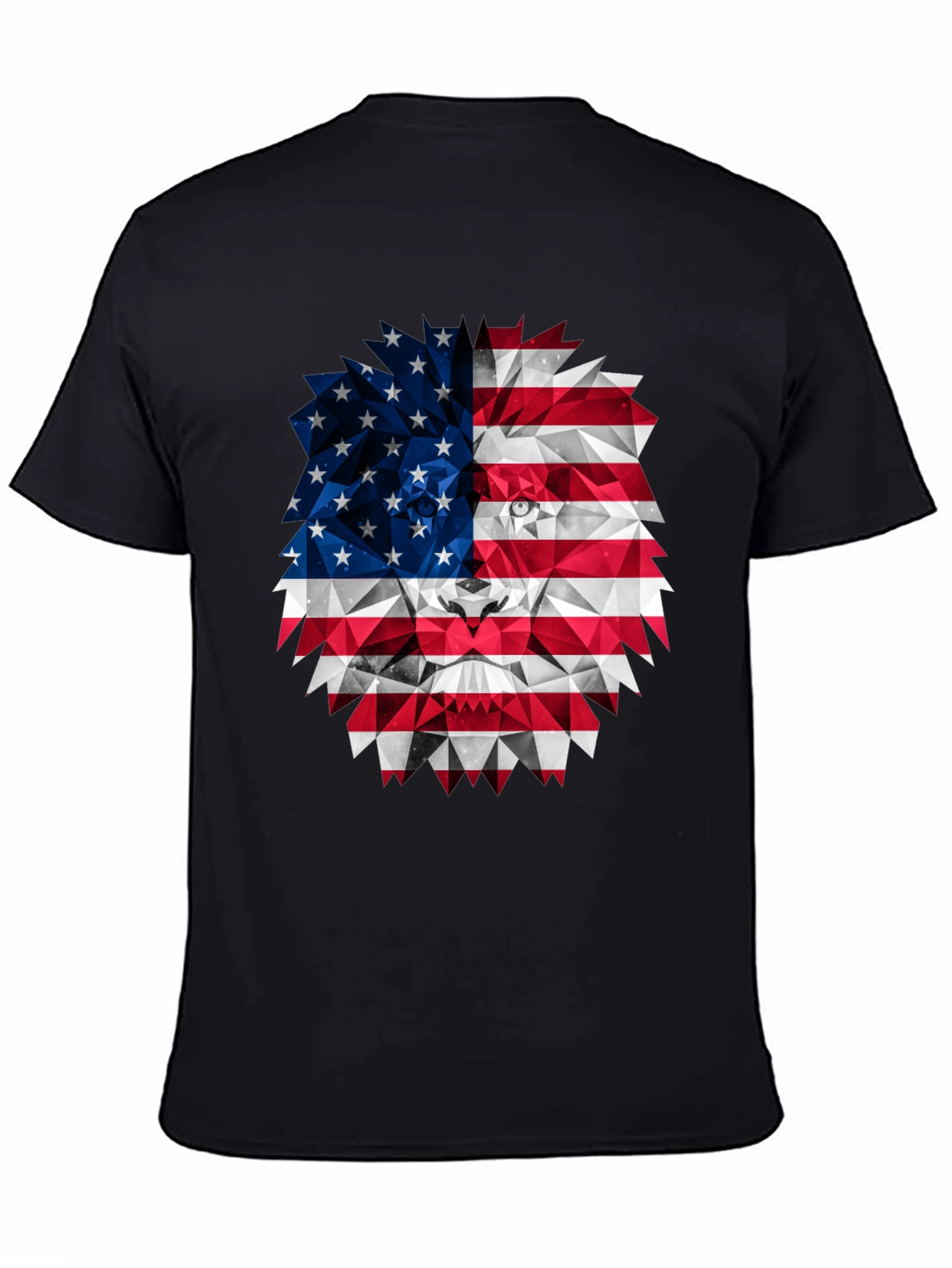 American Flag Lion Graphic Tee