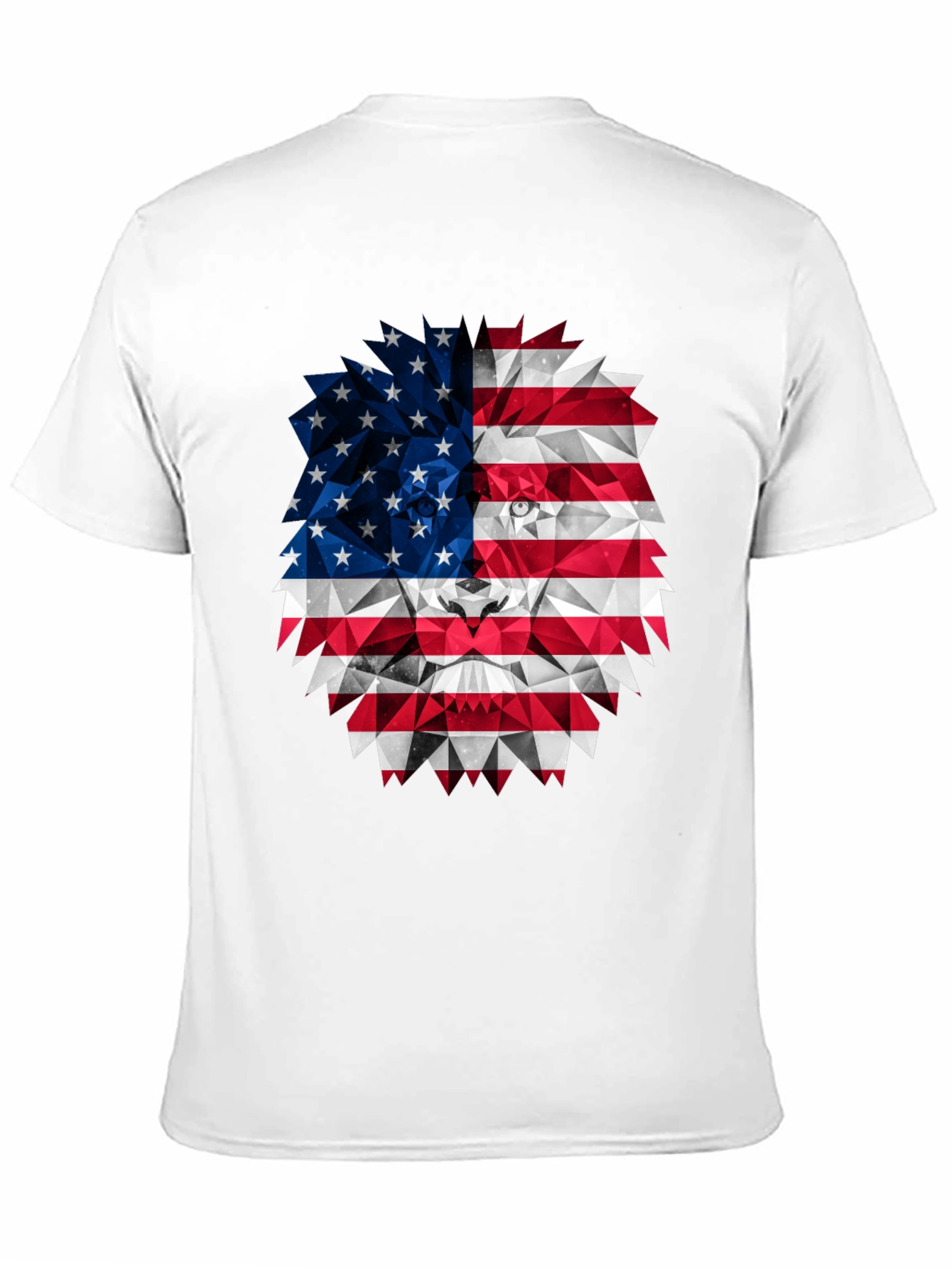 American Flag Lion Graphic Tee
