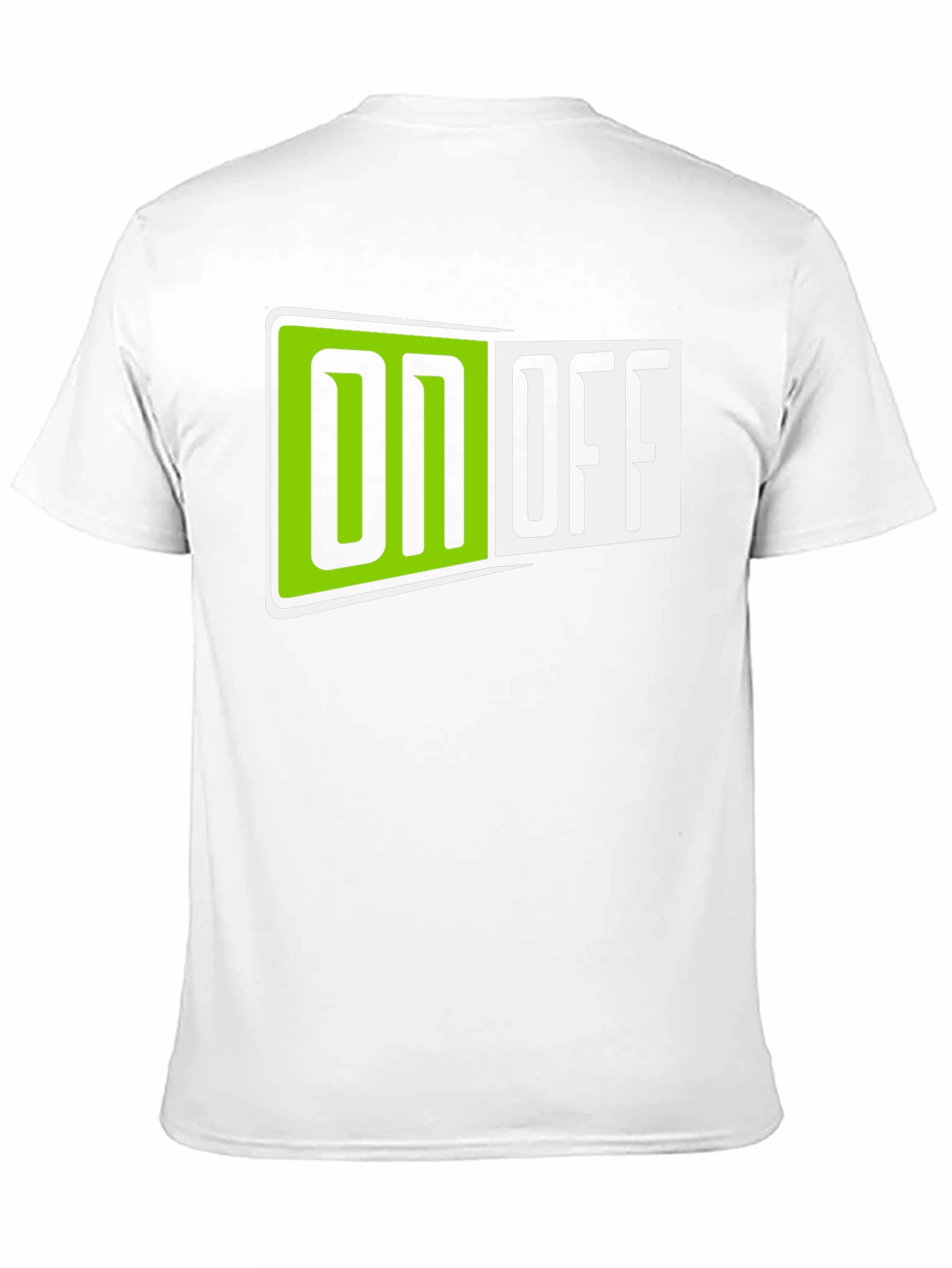 On Off T-Shirt - Black Graphic Tee