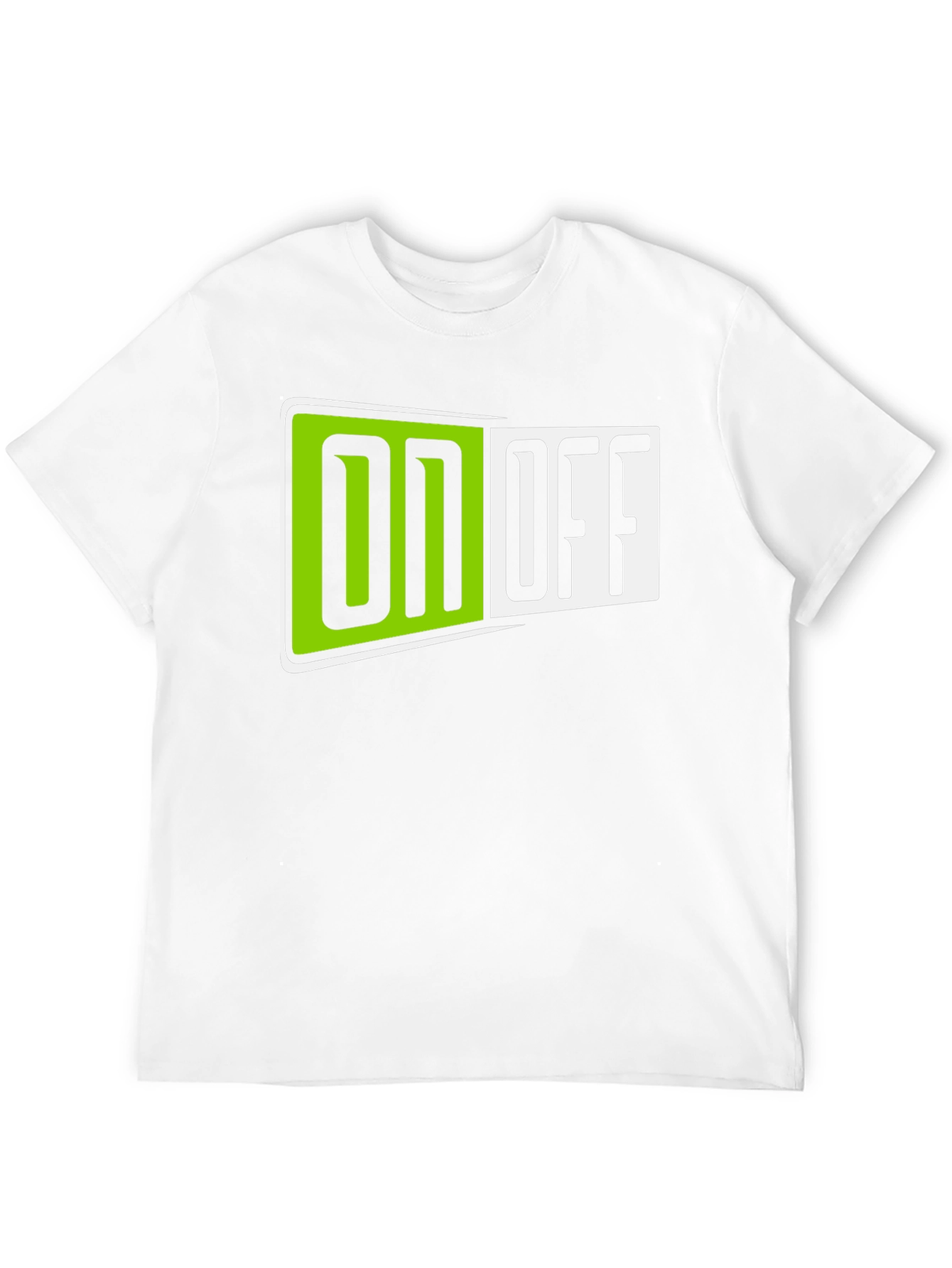 On Off T-Shirt - Black Graphic Tee