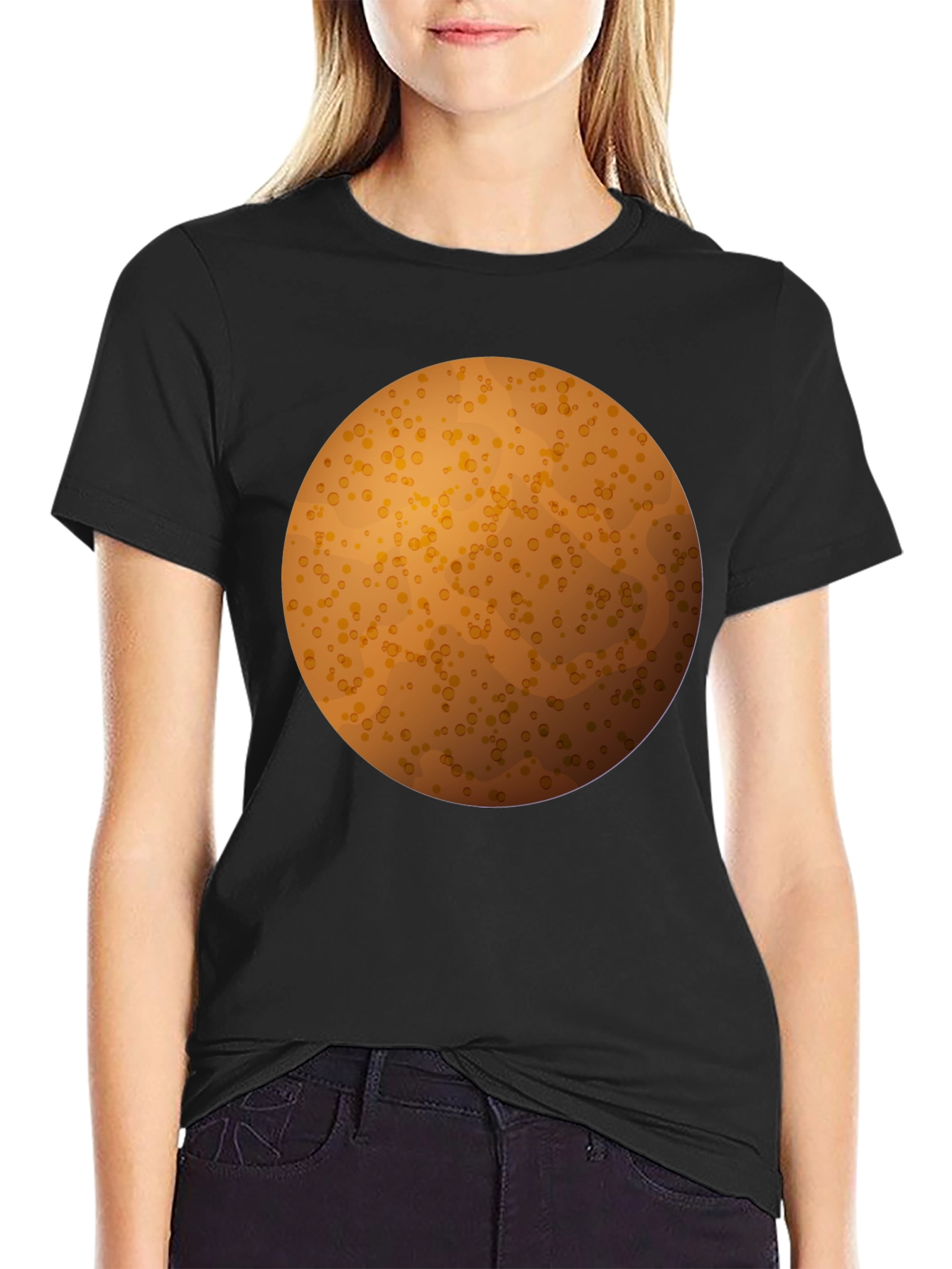 Spotted Orb Graphic Tee - Unique Design