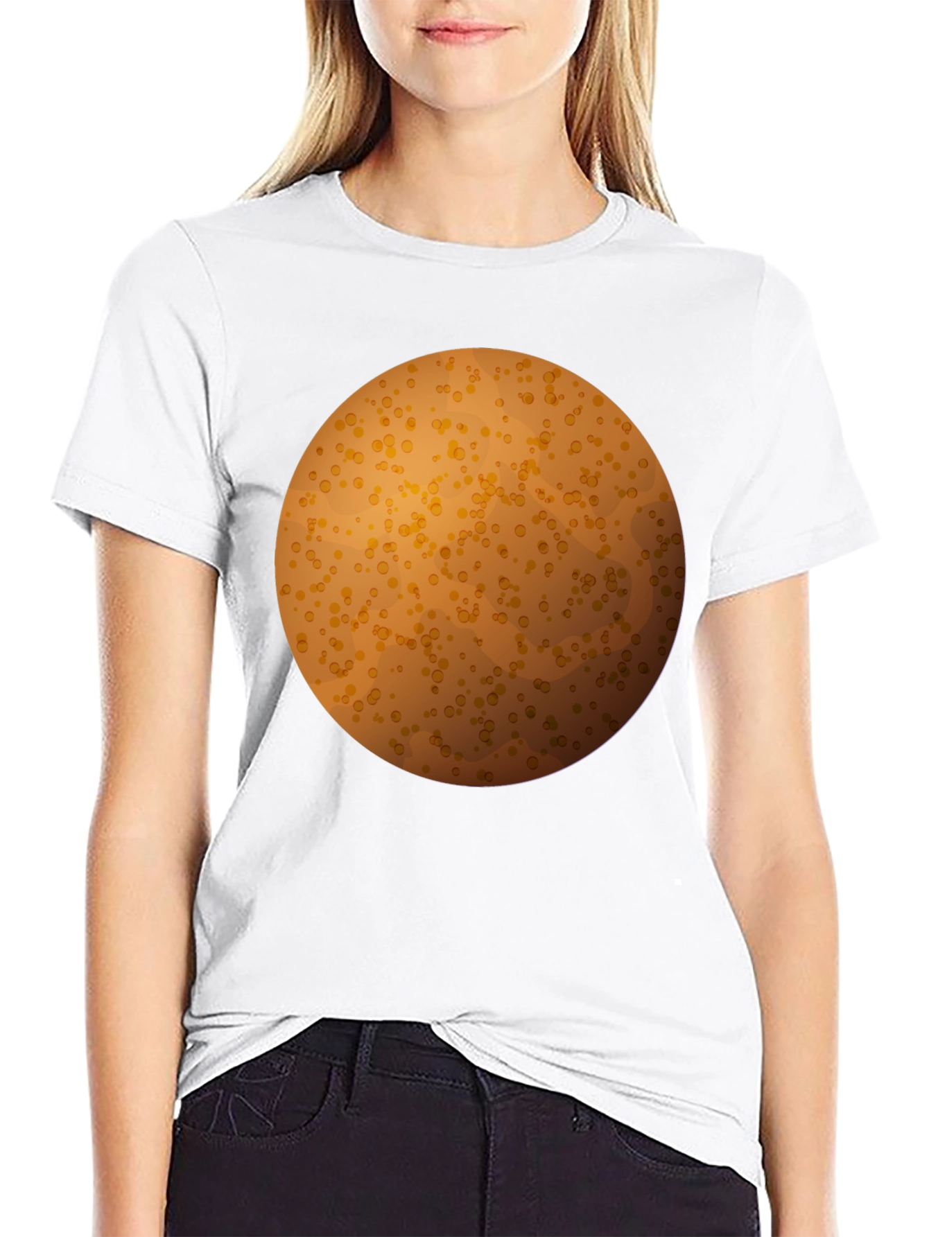 Spotted Orb Graphic Tee - Unique Design