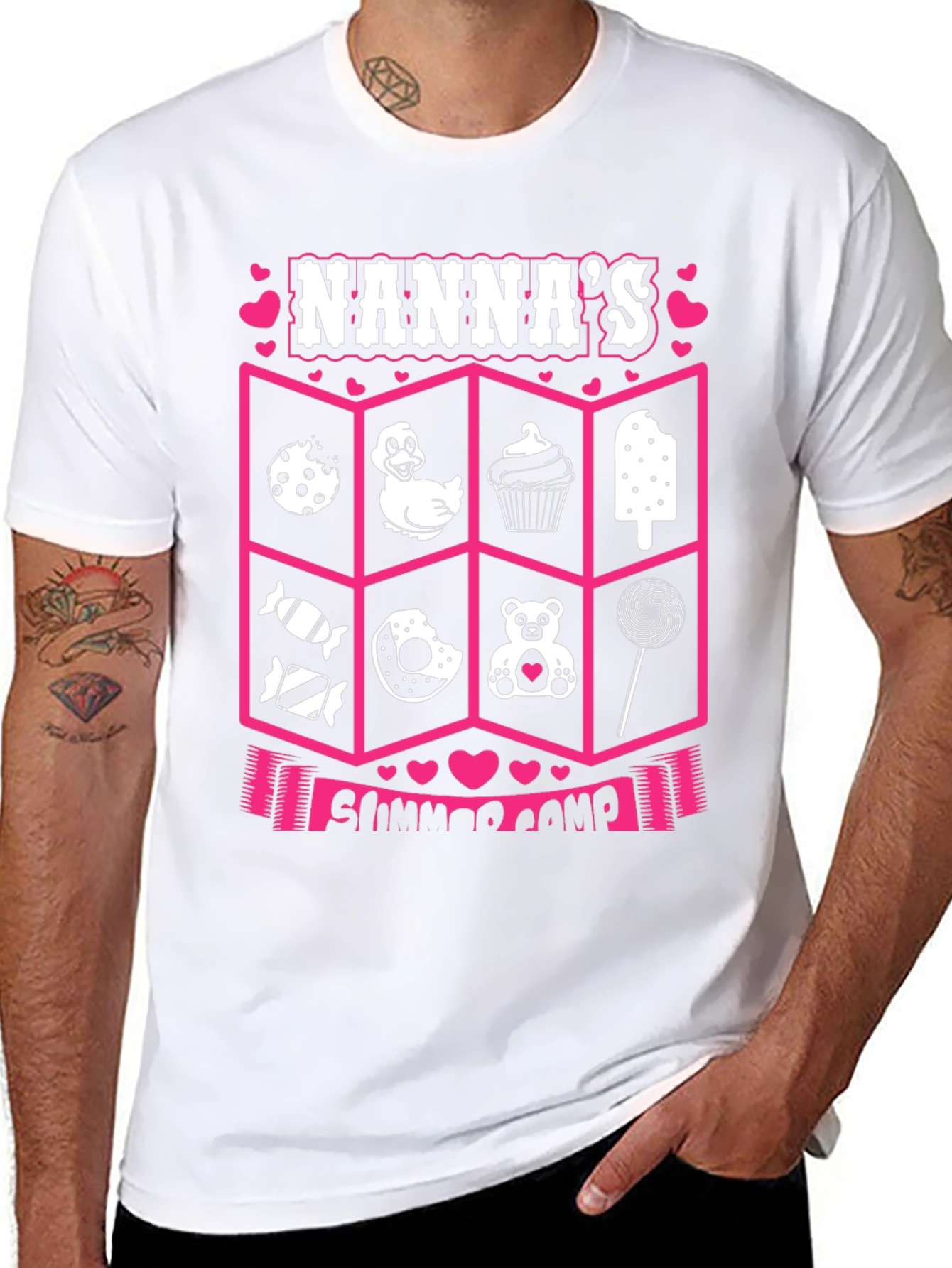 Nannas Summer Camp Graphic Tee