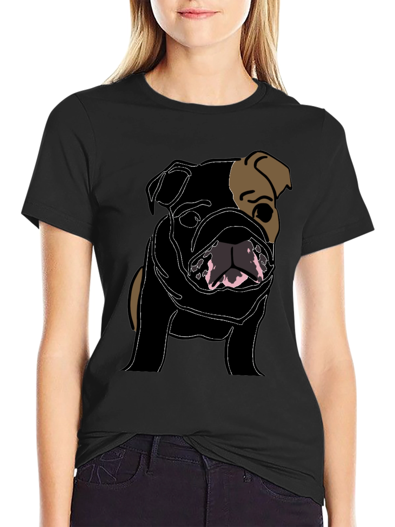 Bulldog Graphic Tee - Stylish Dog Lovers Shirt