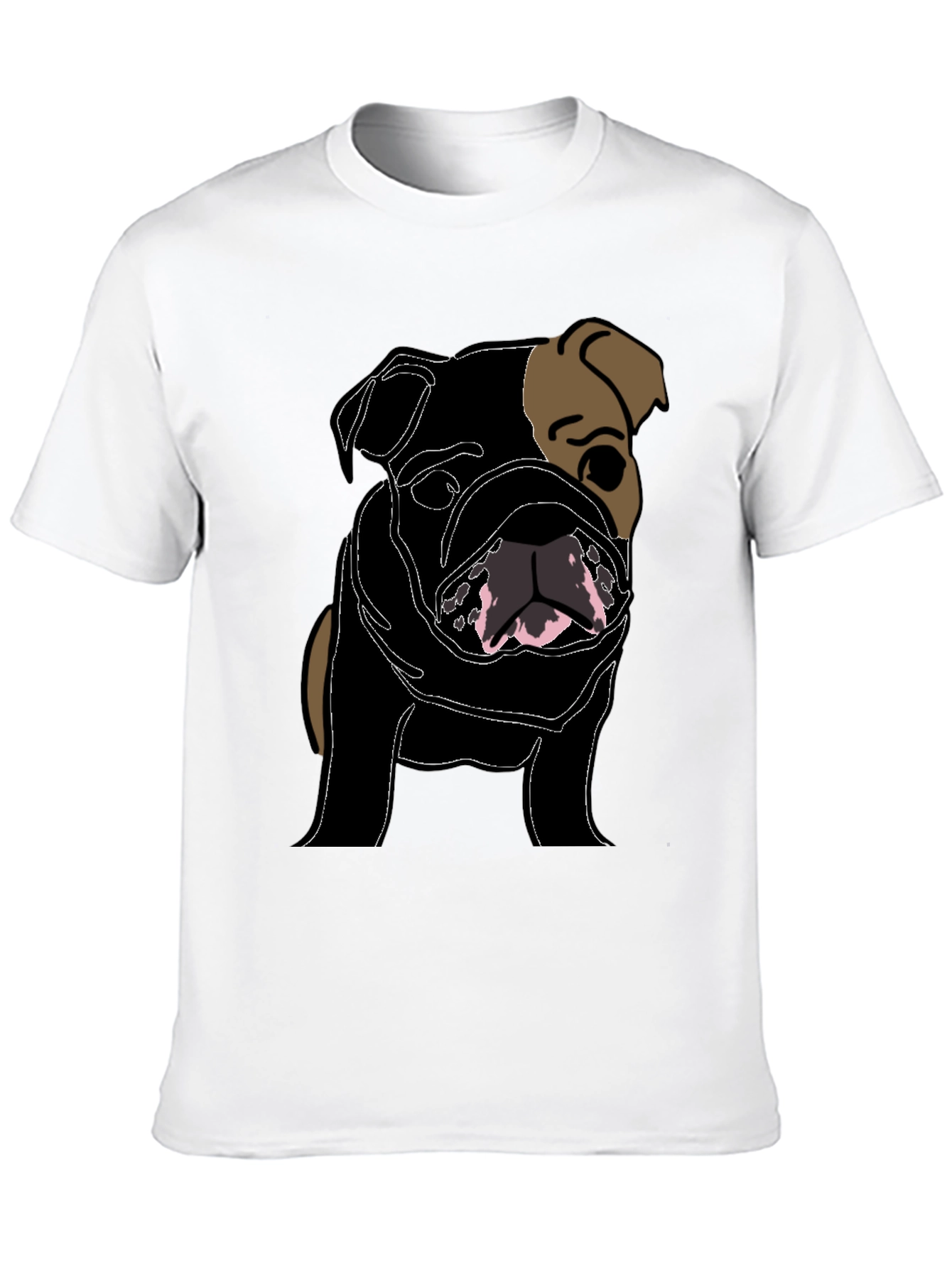 Bulldog Graphic Tee - Stylish Dog Lovers Shirt