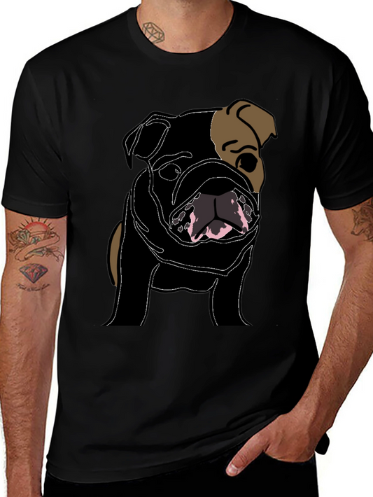 Bulldog Graphic Tee - Stylish Dog Lovers Shirt