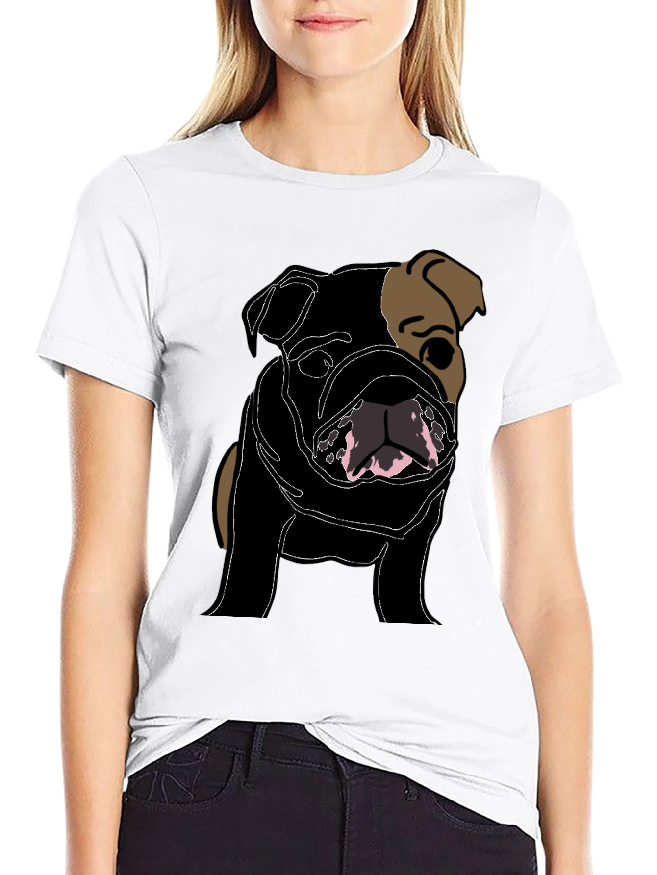 Bulldog Graphic Tee - Stylish Dog Lovers Shirt
