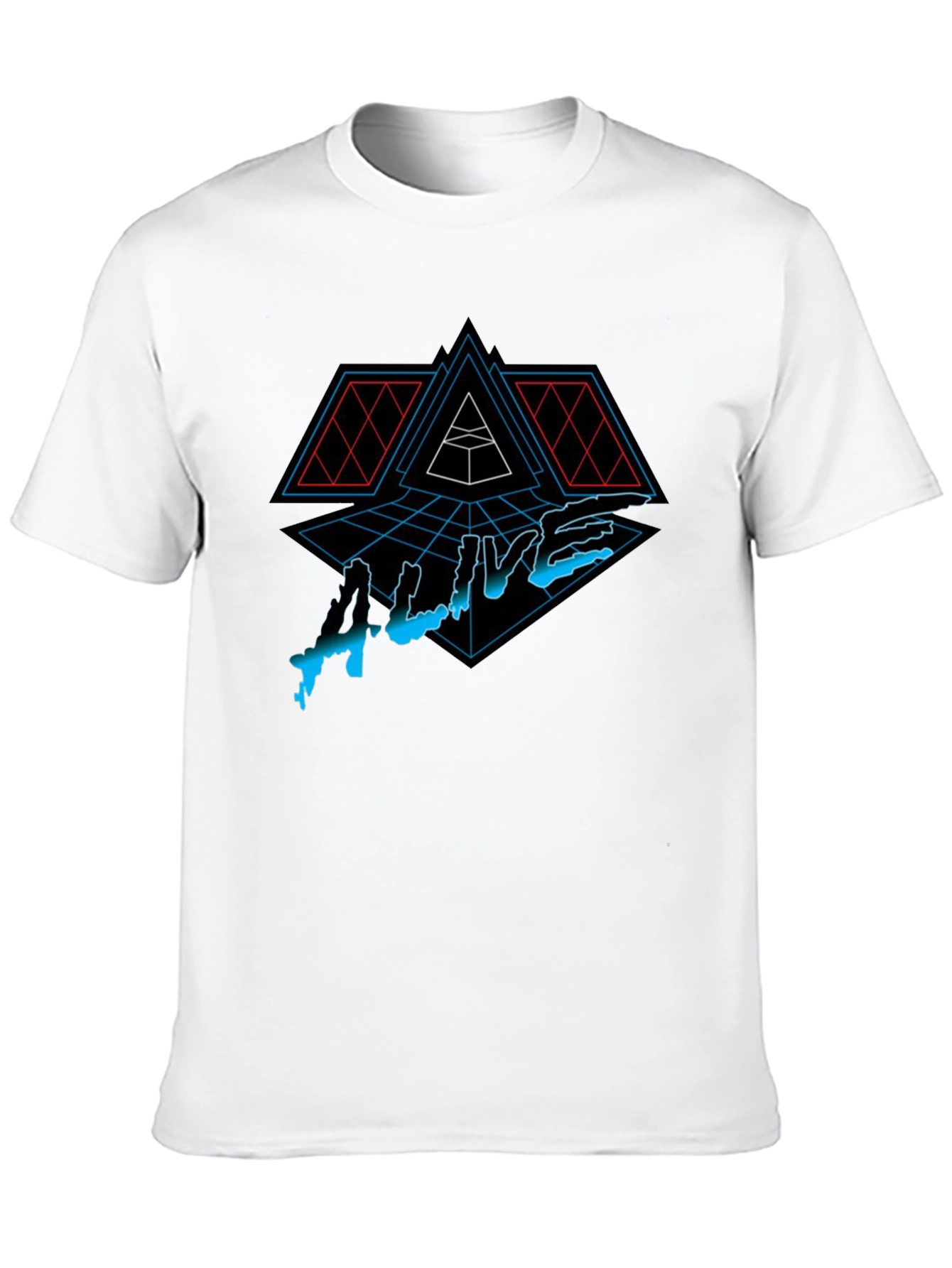 Alive Graphic Tee - Daft Punk Inspired Design