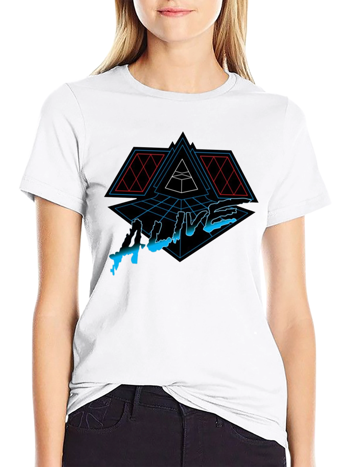 Alive Graphic Tee - Daft Punk Inspired Design