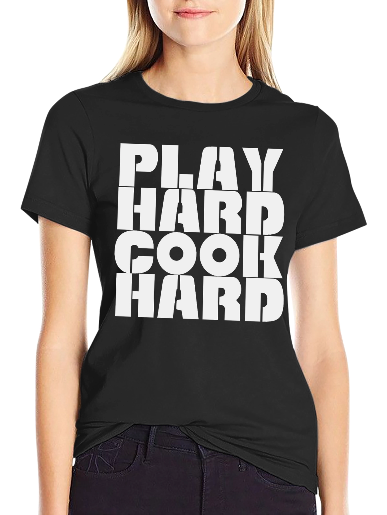 Play Hard Cook Hard Graphic Tee