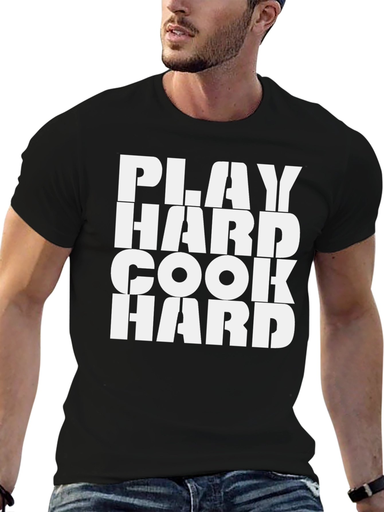 Play Hard Cook Hard Graphic Tee