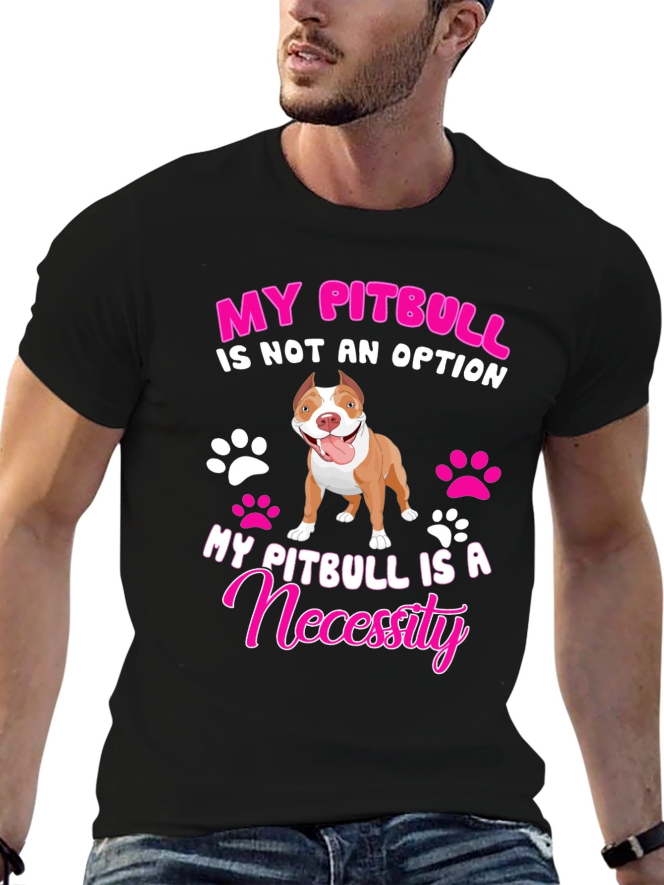 My Pitbull Is A Necessity Graphic Tee