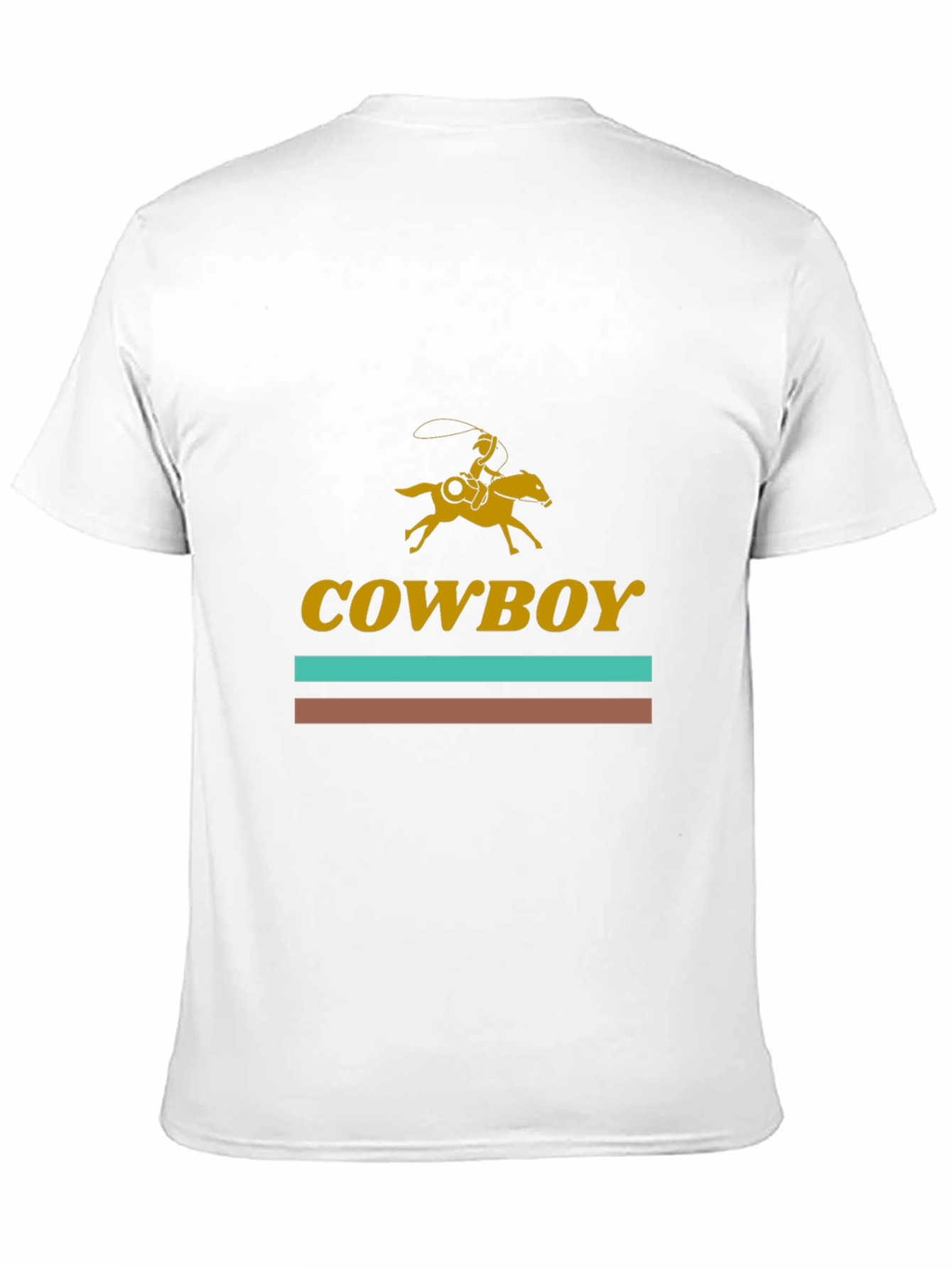 Cowboy Rider Graphic Tee - Western Style Black T-Shirt