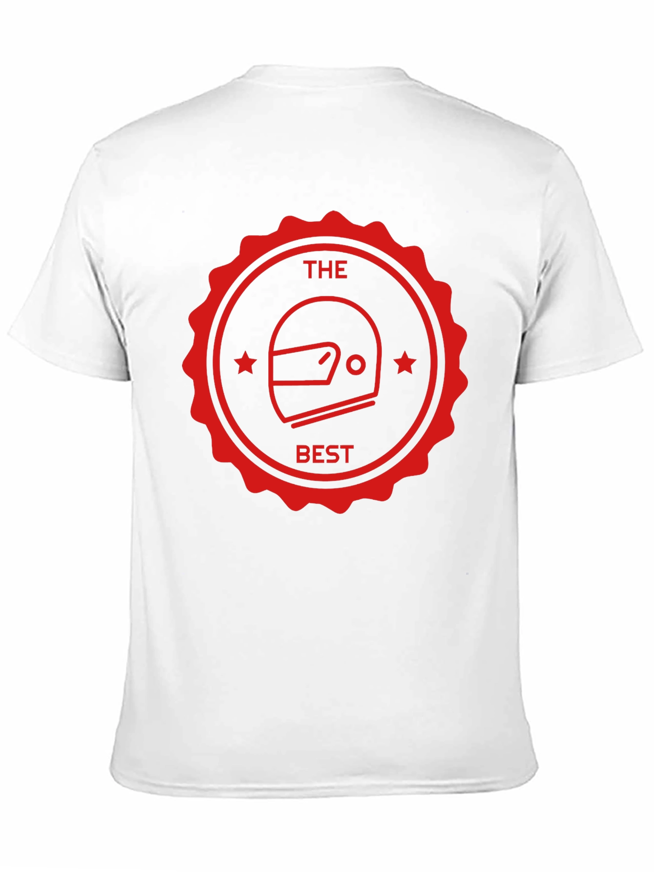 The Best Helmet T-Shirt - Black Crew Neck Tee