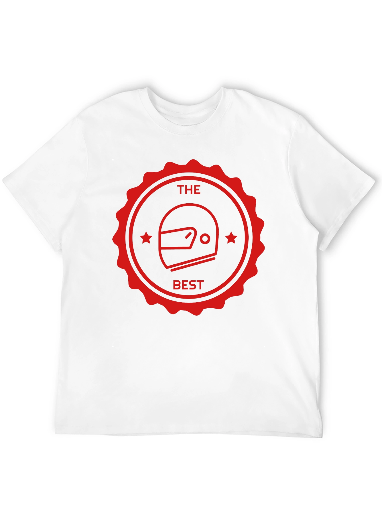 The Best Helmet T-Shirt - Black Crew Neck Tee