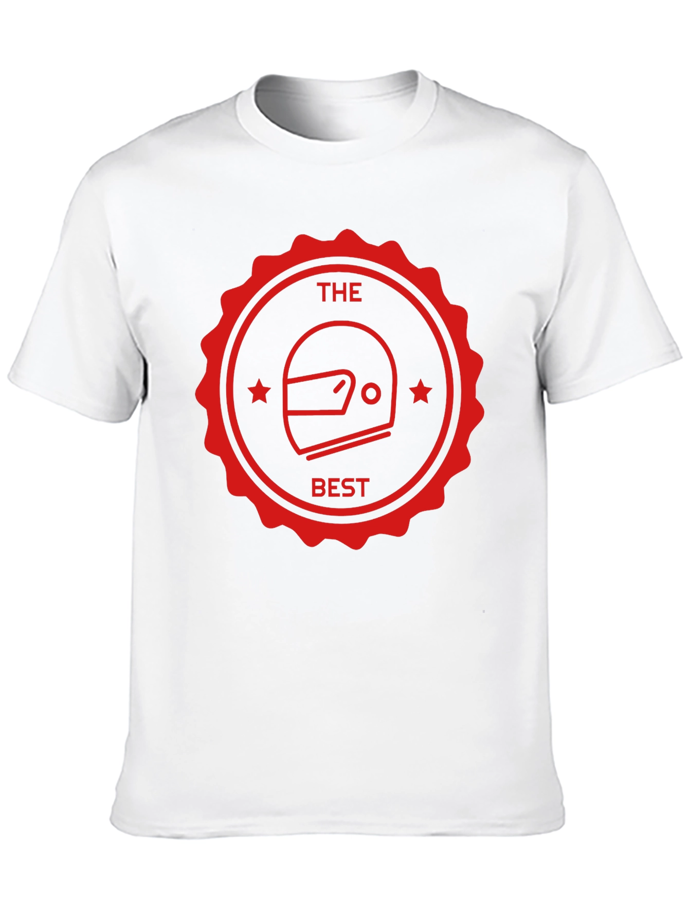 The Best Helmet T-Shirt - Black Crew Neck Tee