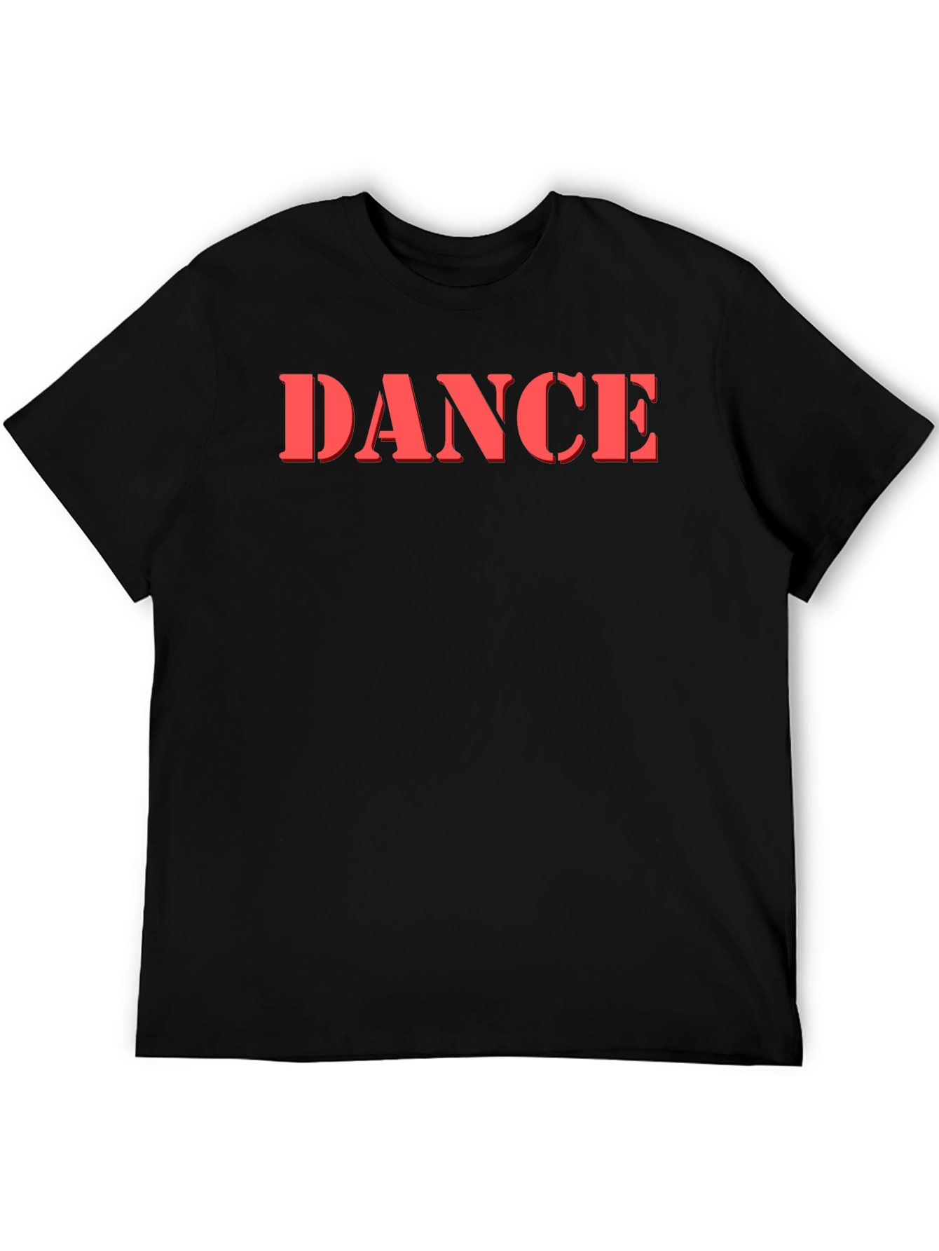 DANCE Graphic Black T-Shirt