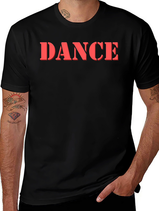 DANCE Graphic Black T-Shirt