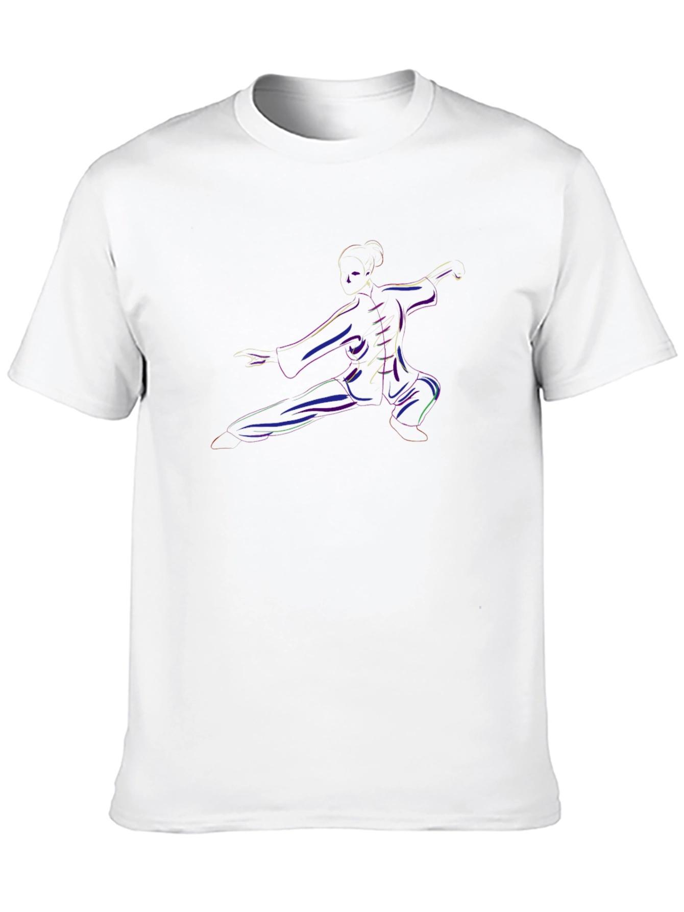 Tai Chi Graphic Tee - Martial Arts Style