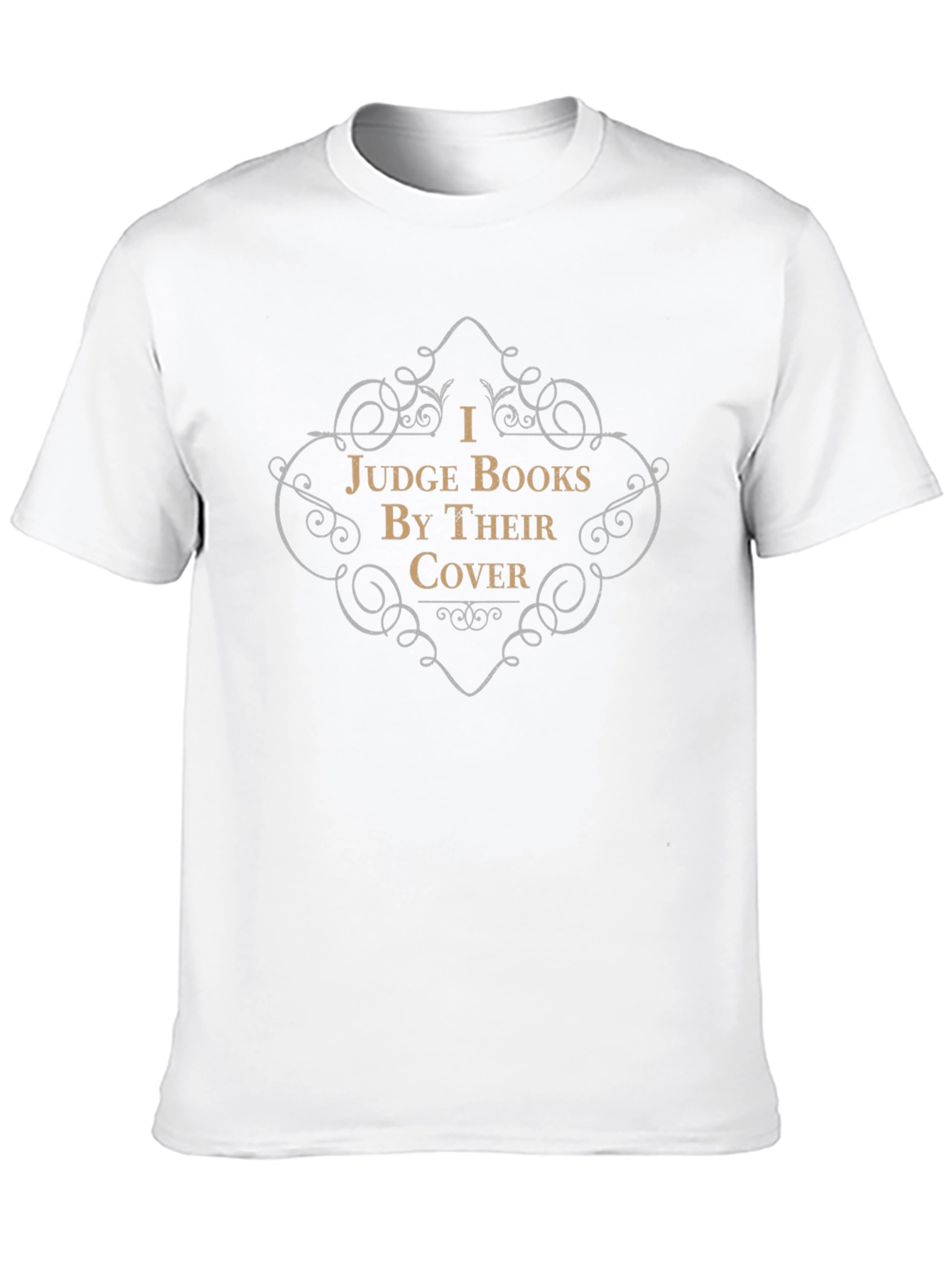 I Judge Books By Their Cover Black T-Shirt