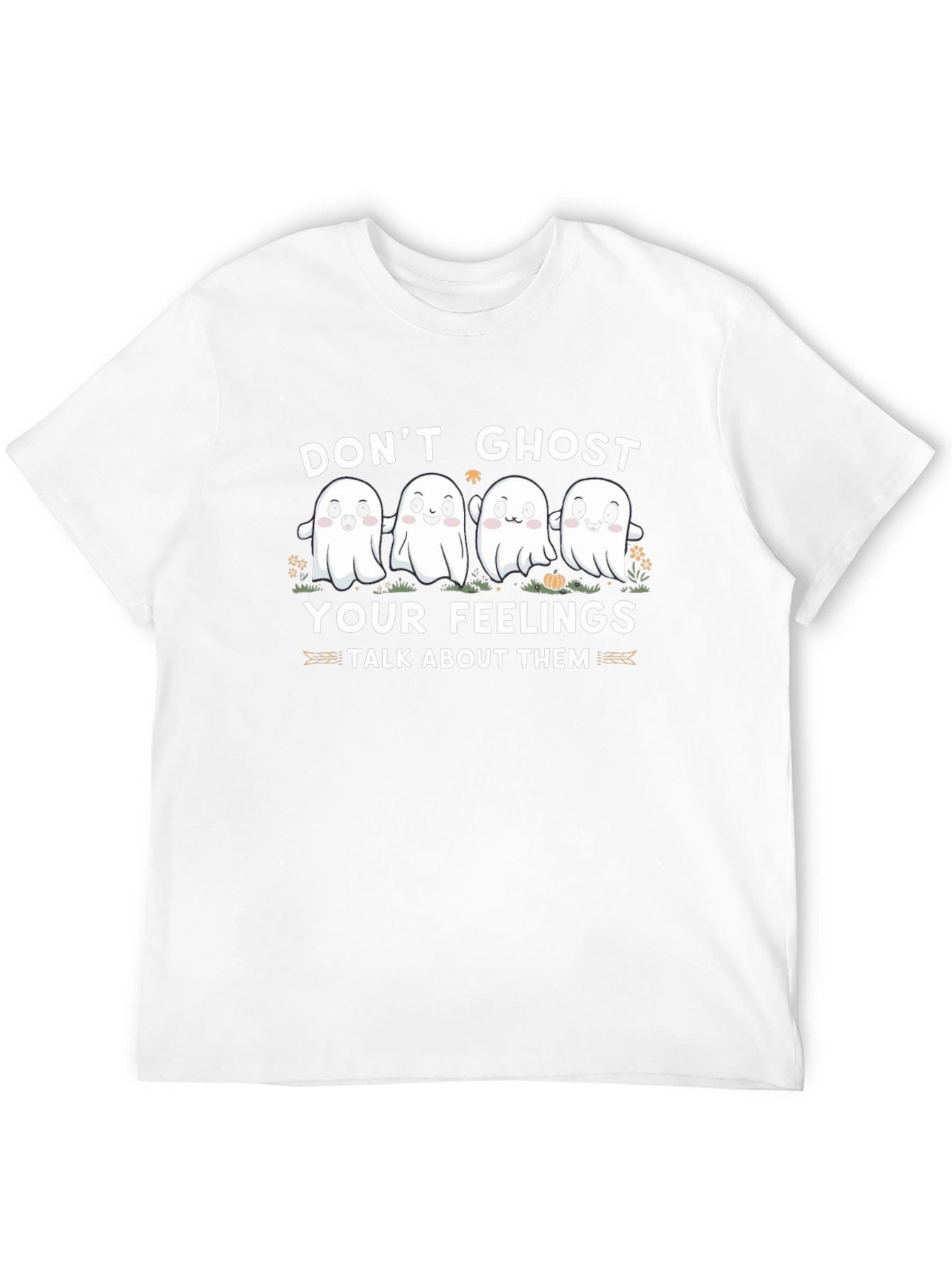 Dont Ghost Your Feelings Black T-Shirt