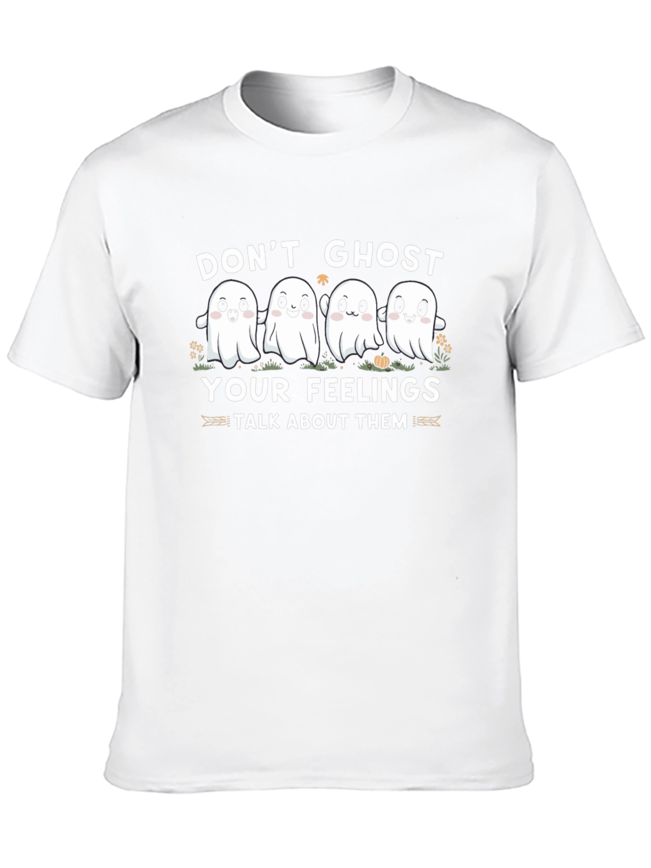 Dont Ghost Your Feelings Black T-Shirt