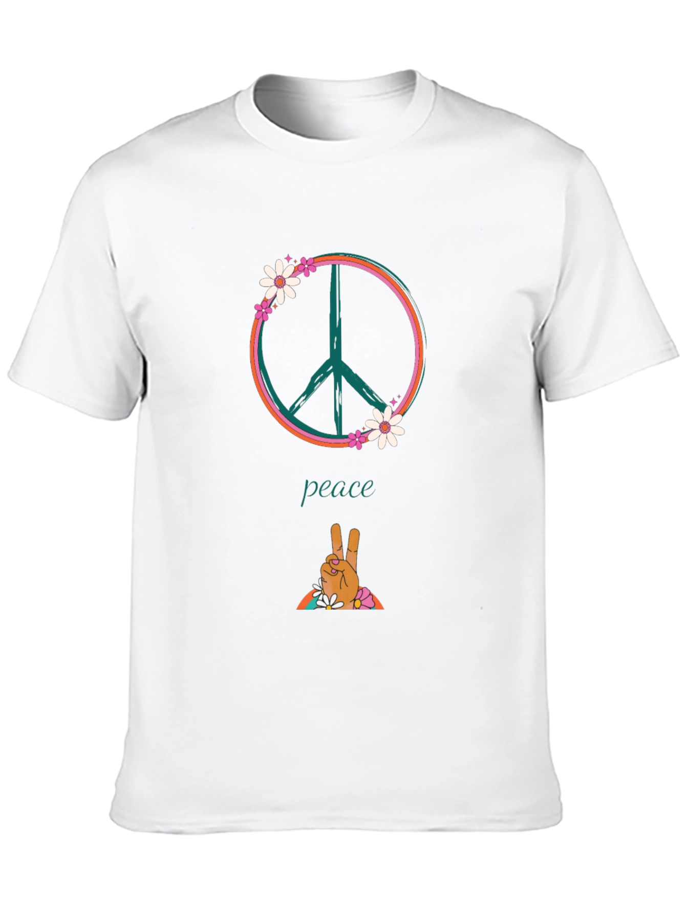 Peace Sign Graphic Tee - Retro Vibe!