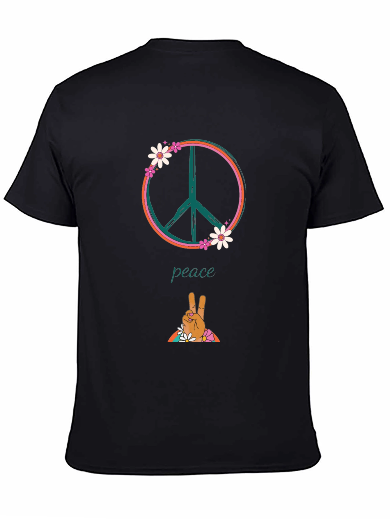 Peace Sign Graphic Tee - Retro Vibe!
