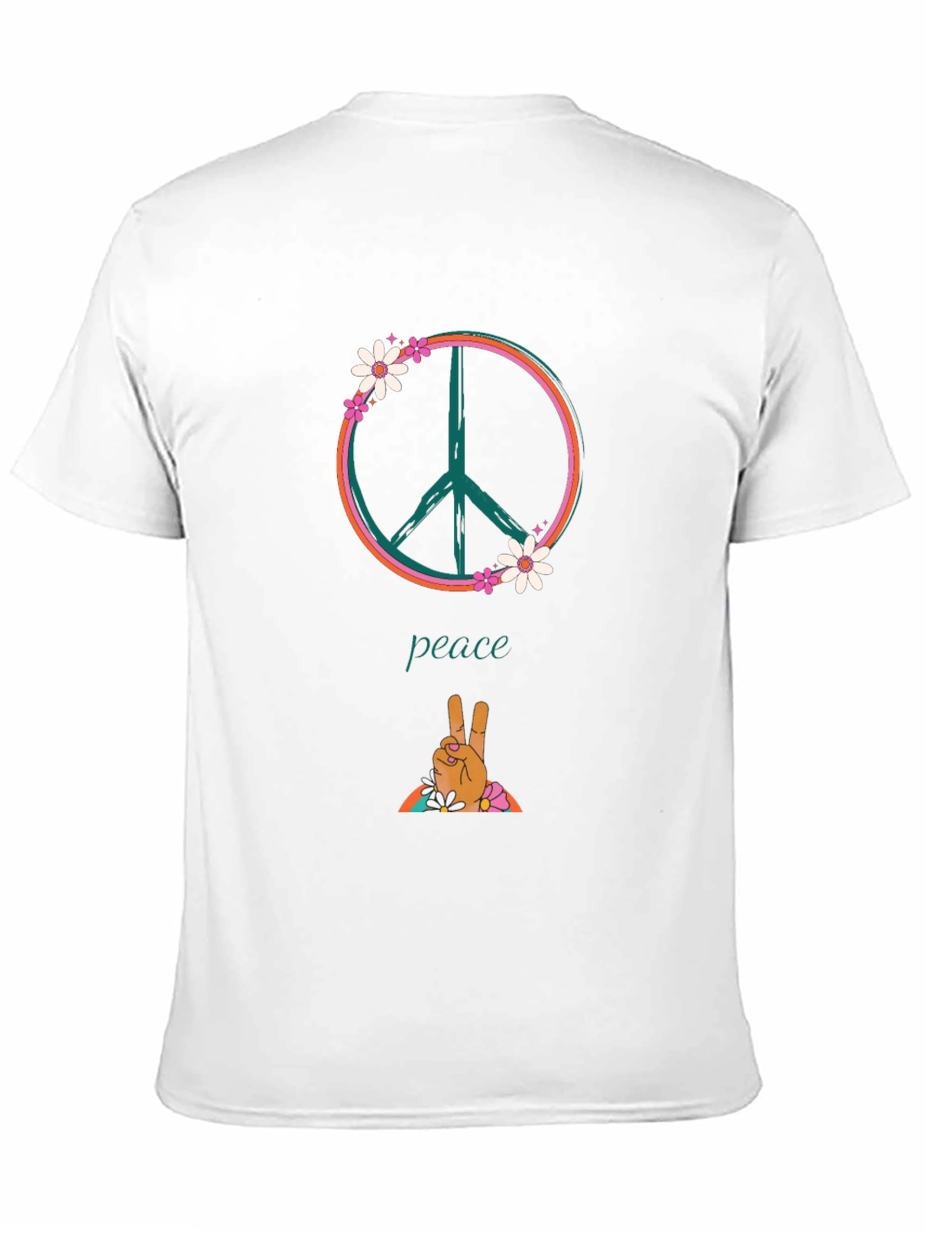 Peace Sign Graphic Tee - Retro Vibe!