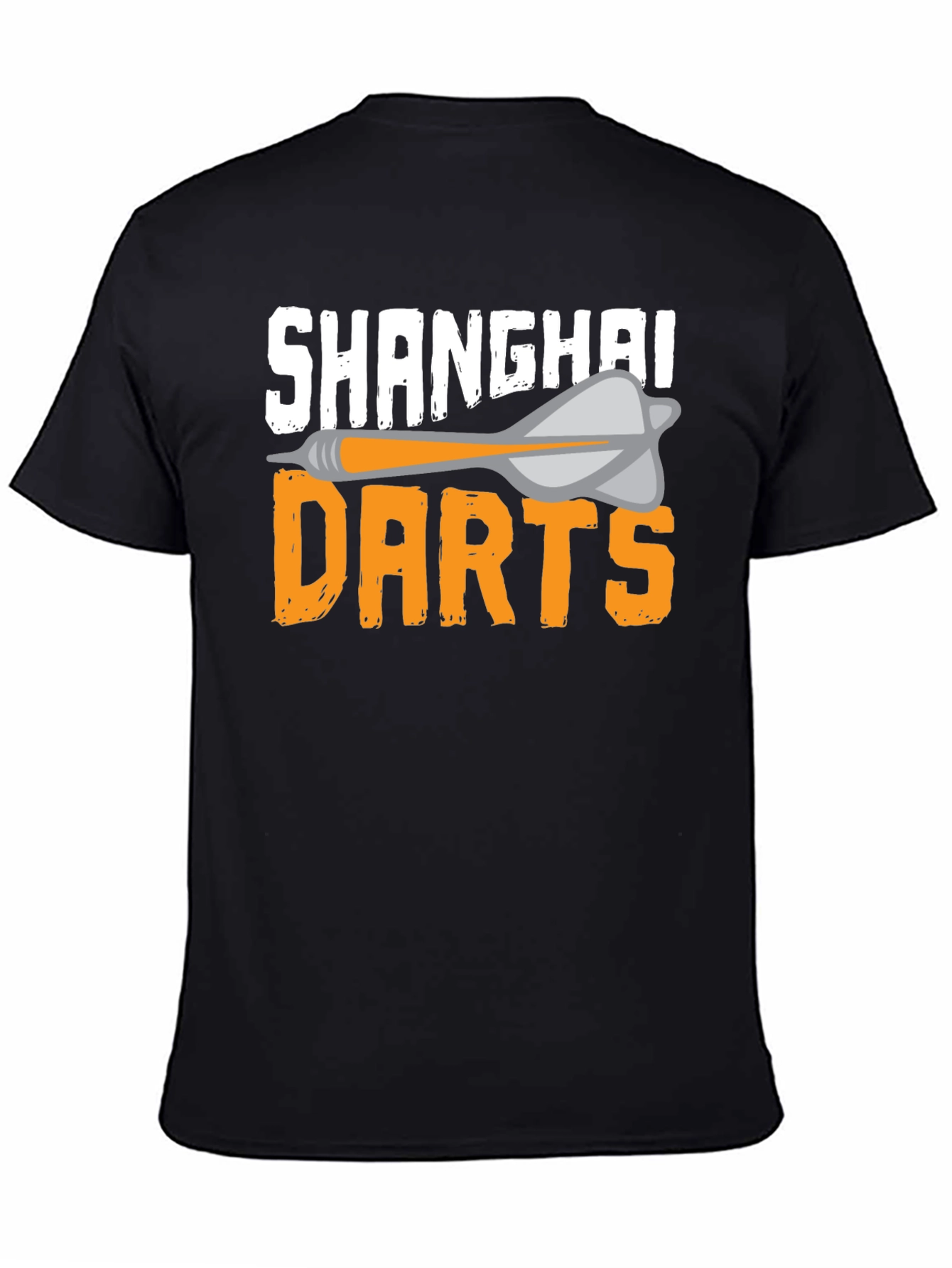 Shanghai Darts Graphic T-Shirt - Black