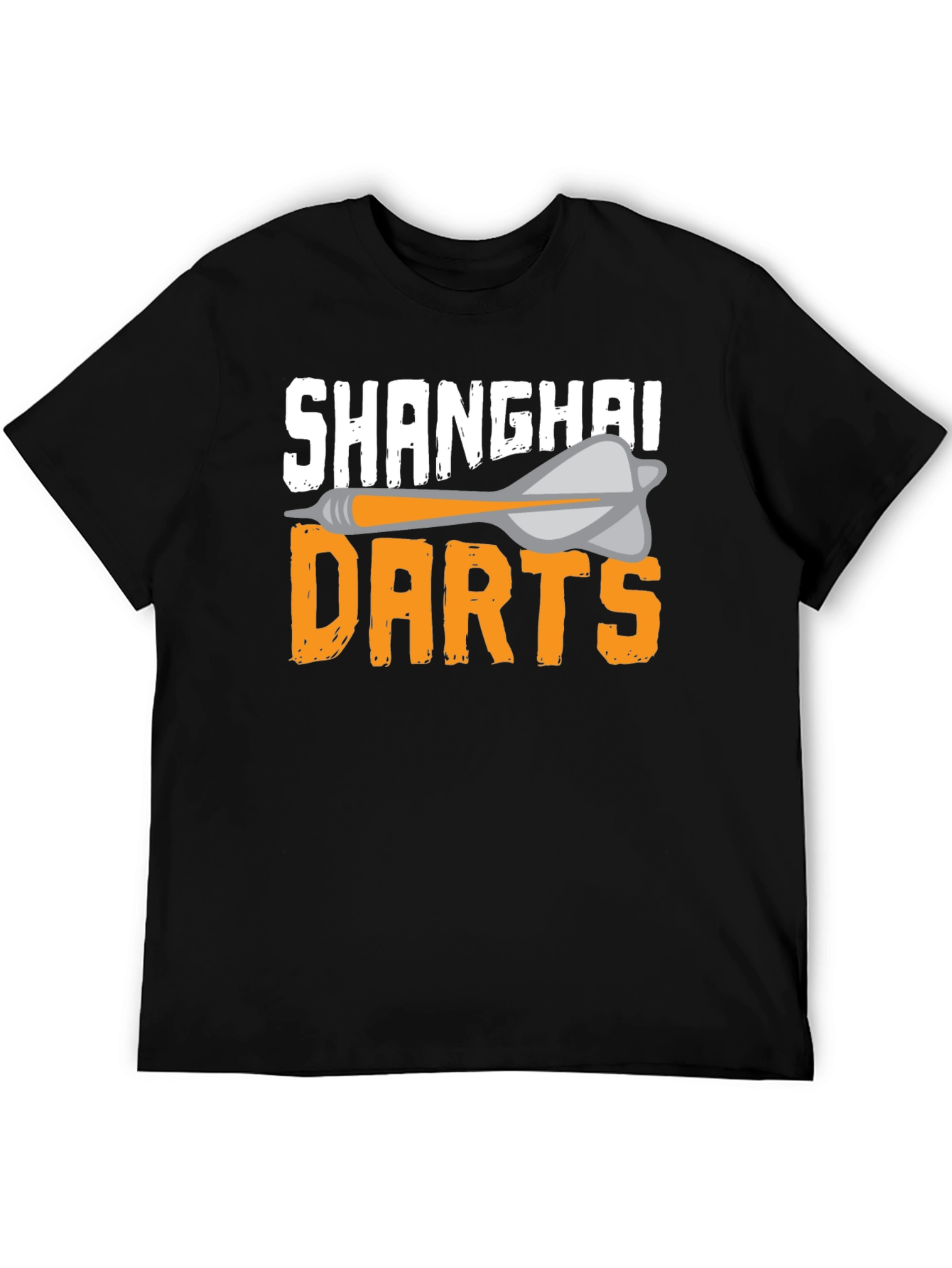 Shanghai Darts Graphic T-Shirt - Black