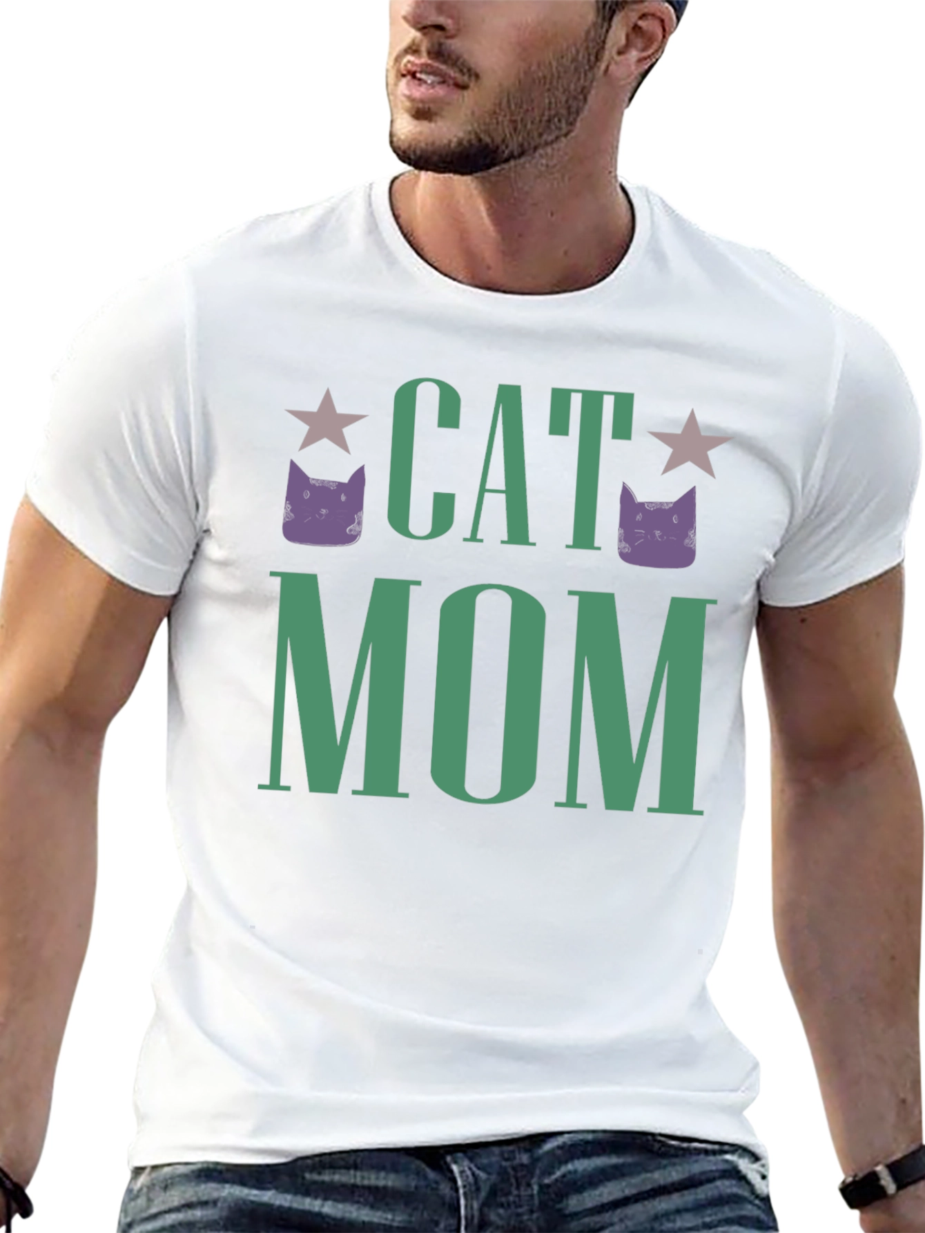 Cat Mom T-Shirt - Cute Pet Lover Tee